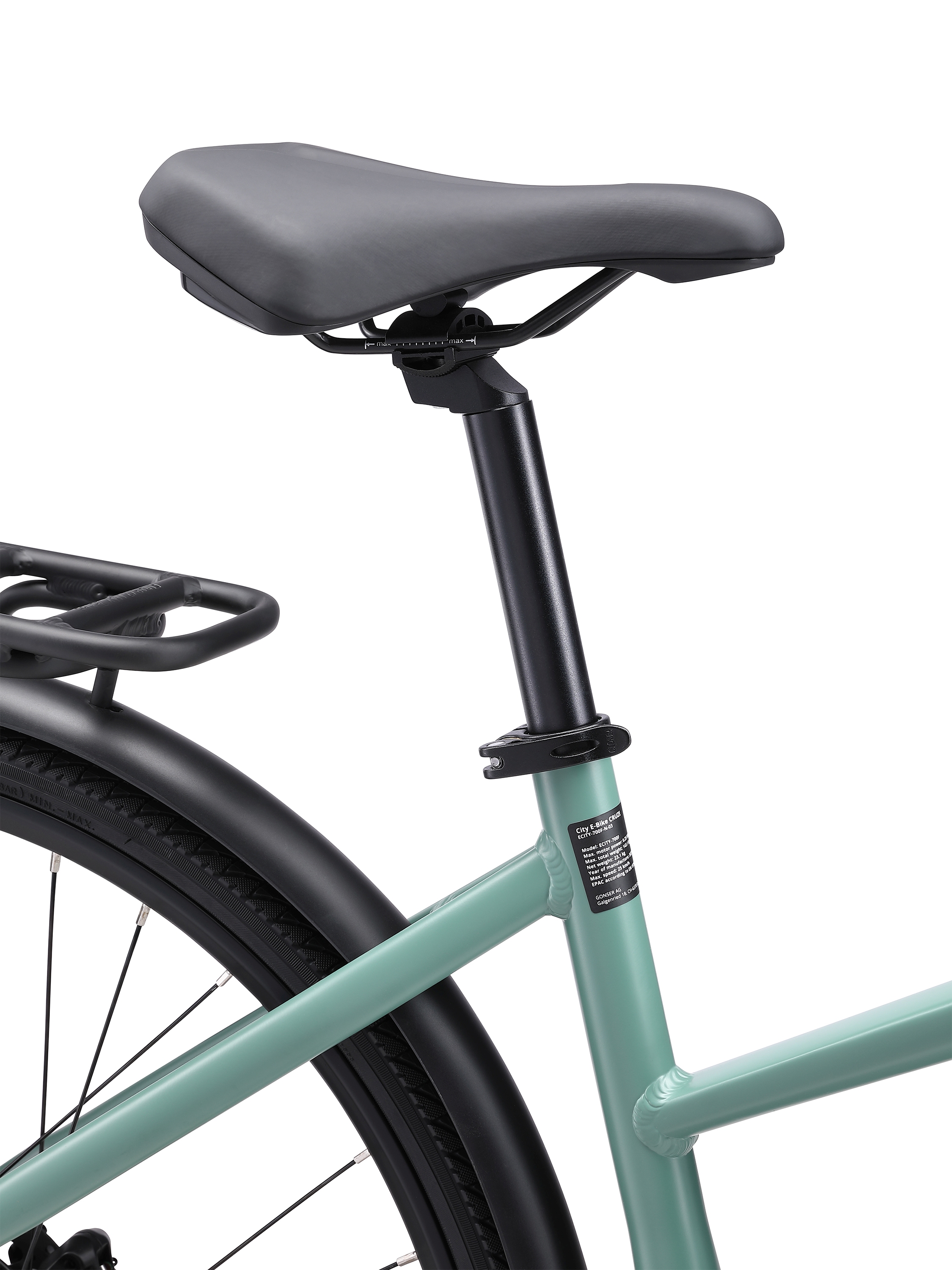 E-Bike Citybike CRUZE grün