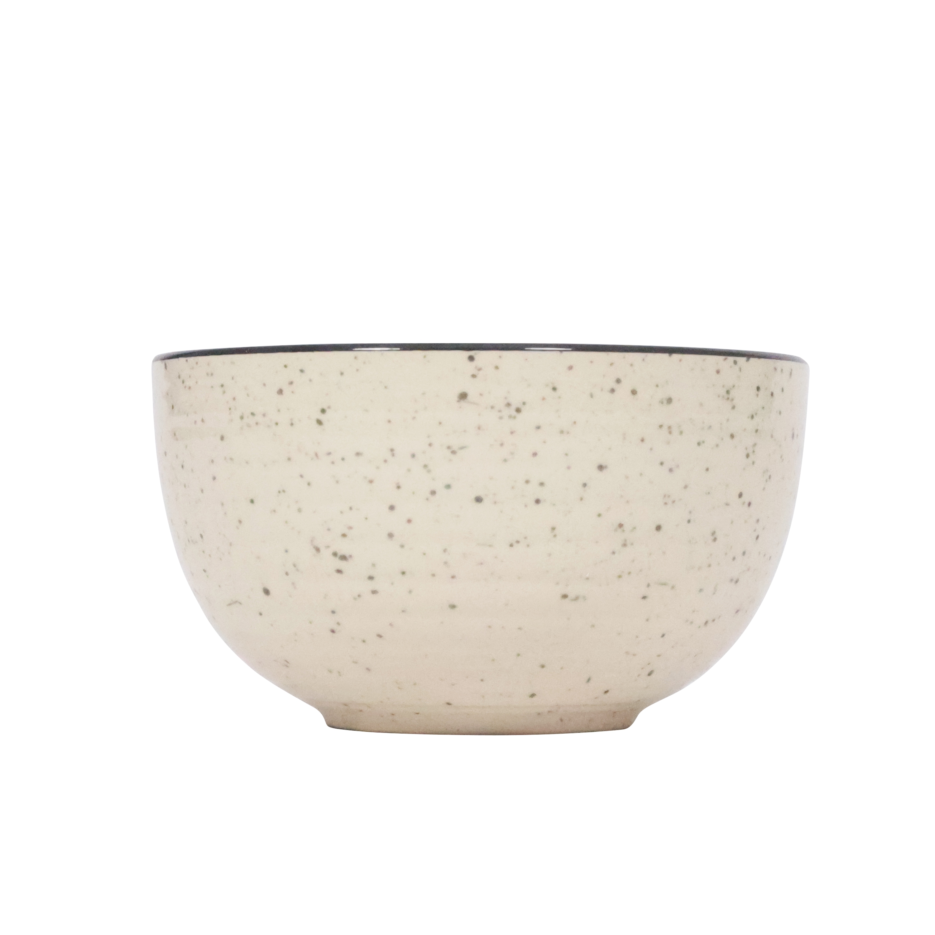 Geschirr-Set Steingut 24-teilig beige