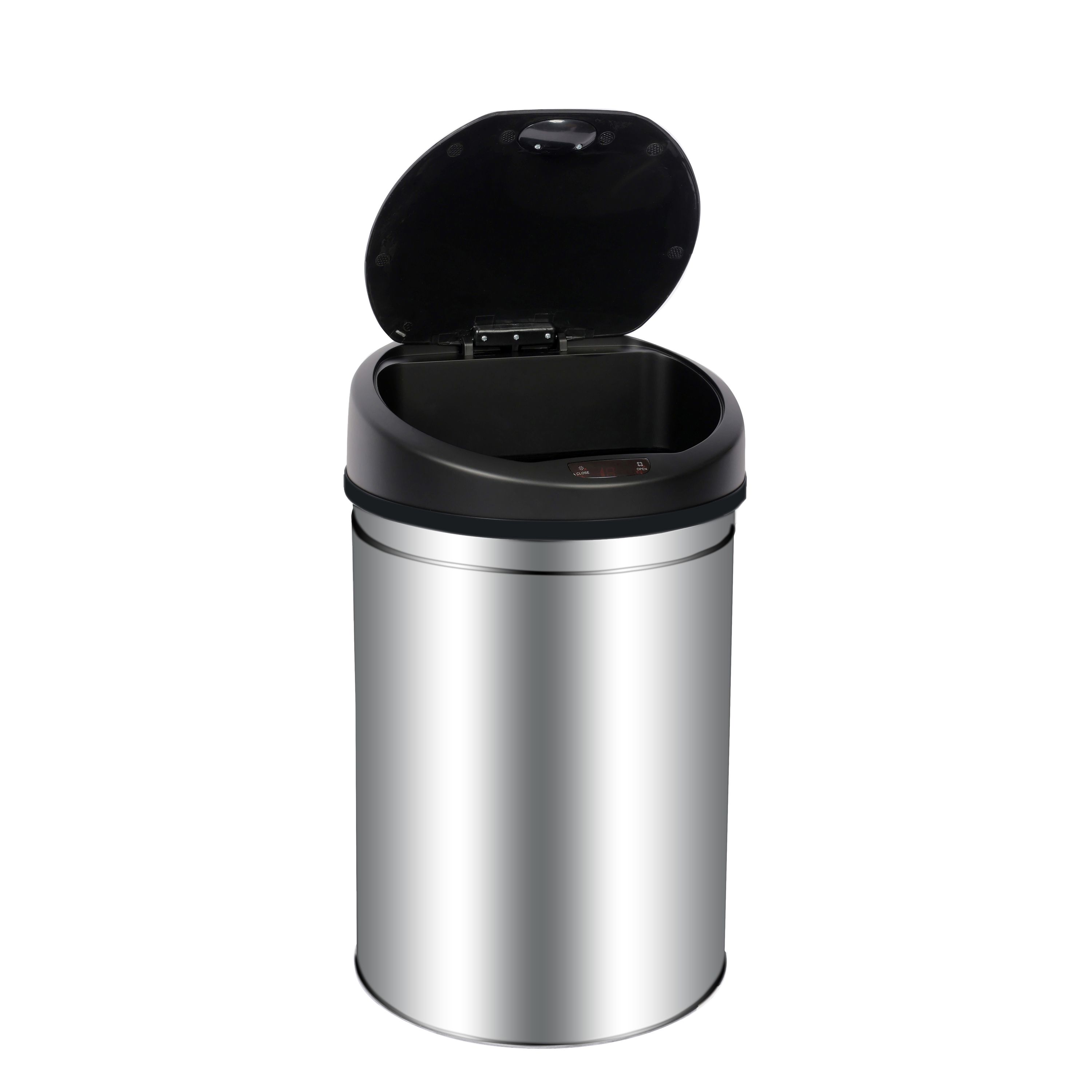Abfalleimer mit Sensor 30L chrom