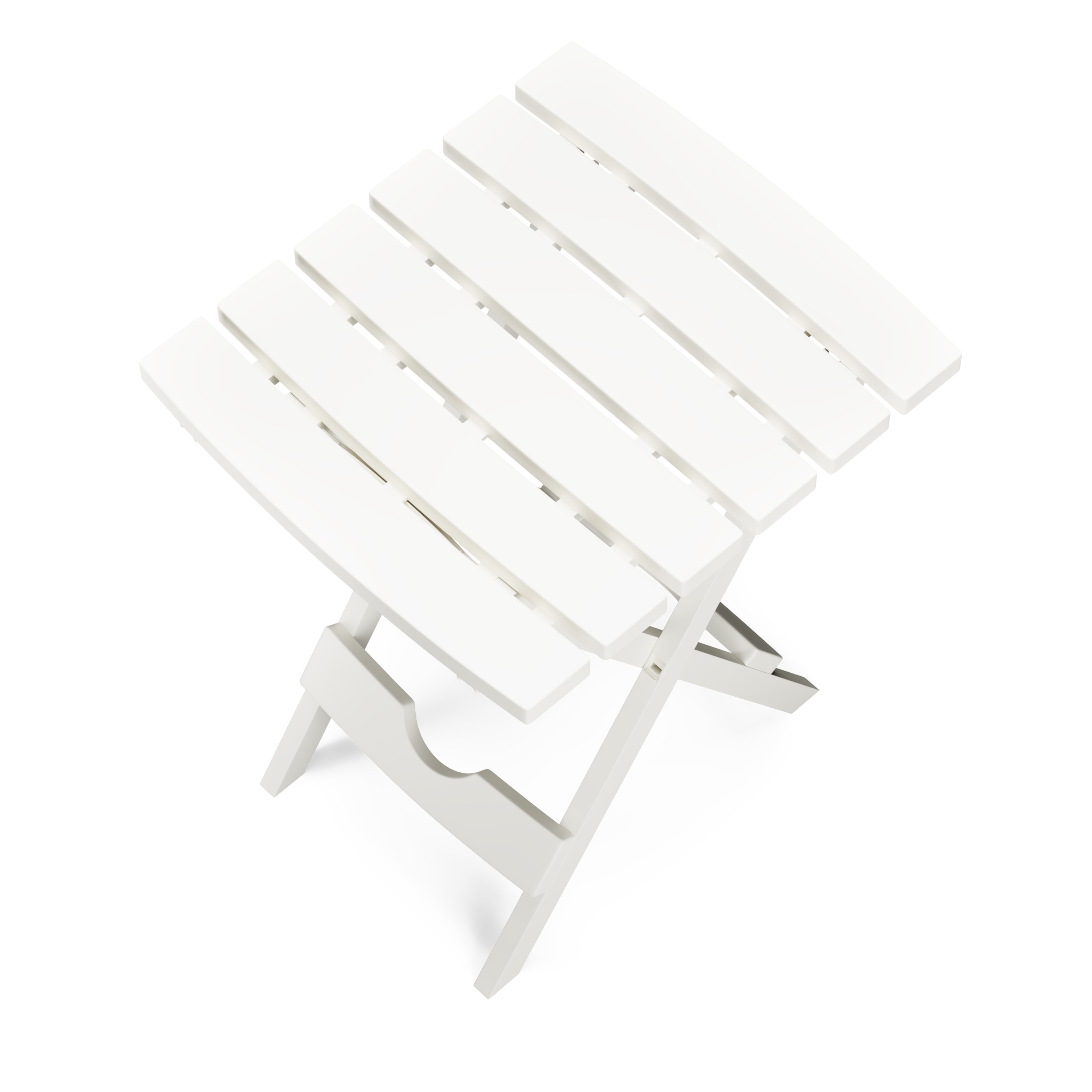 Beistelltisch klappbar 44 x 38 cm weiss