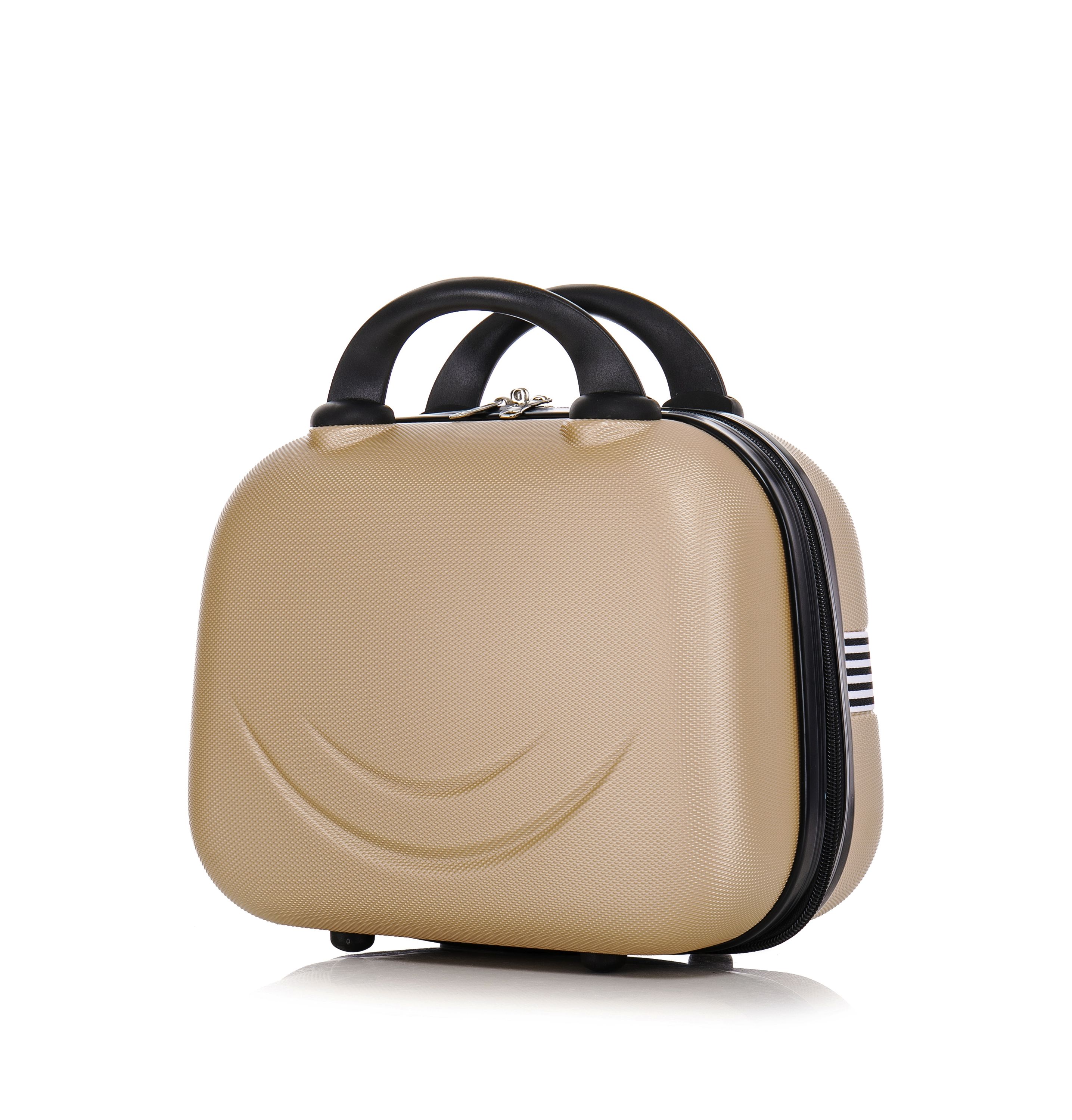 Reisekoffer Hartschalenkoffer AVA 5er Set champagner