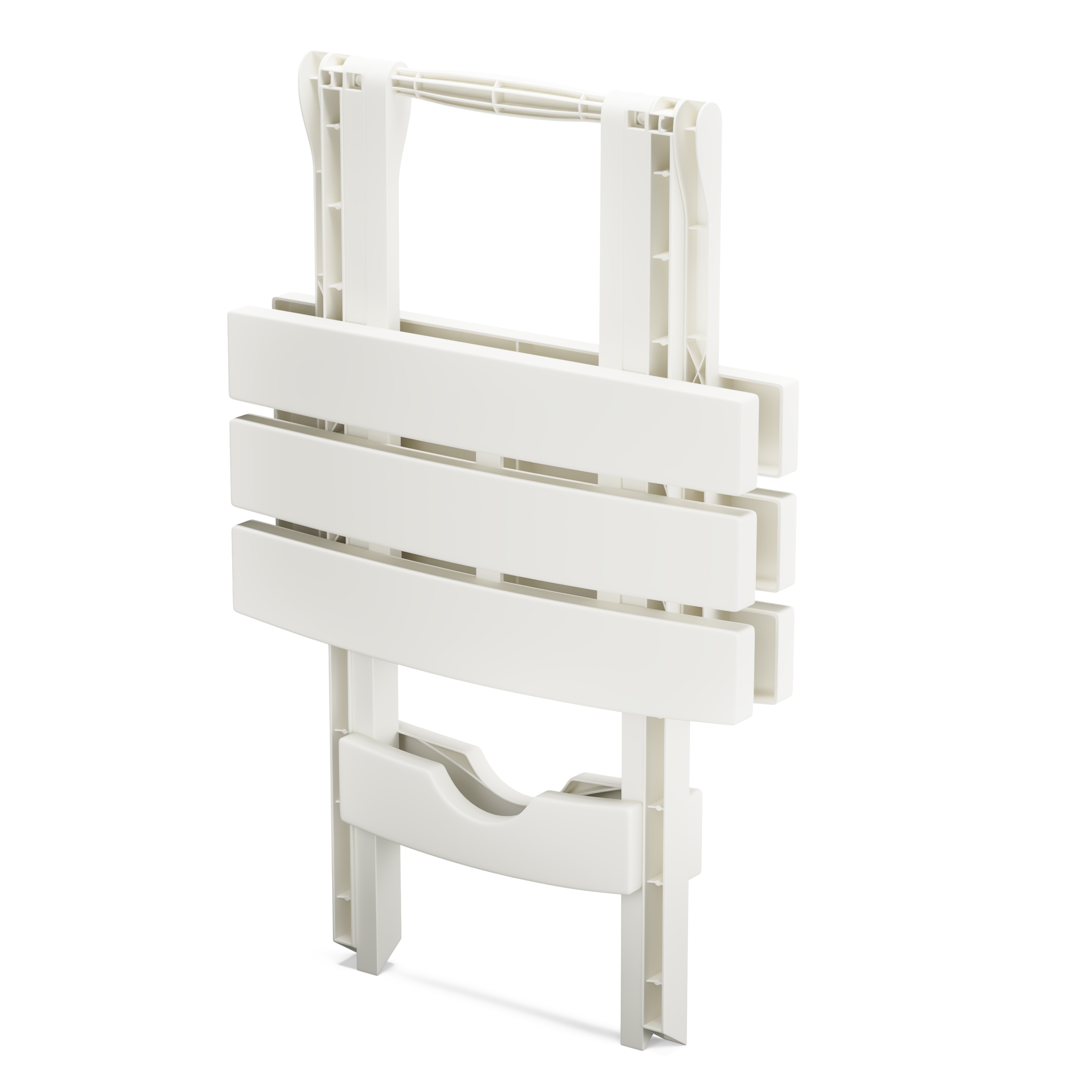 Beistelltisch klappbar 44 x 38 cm weiss