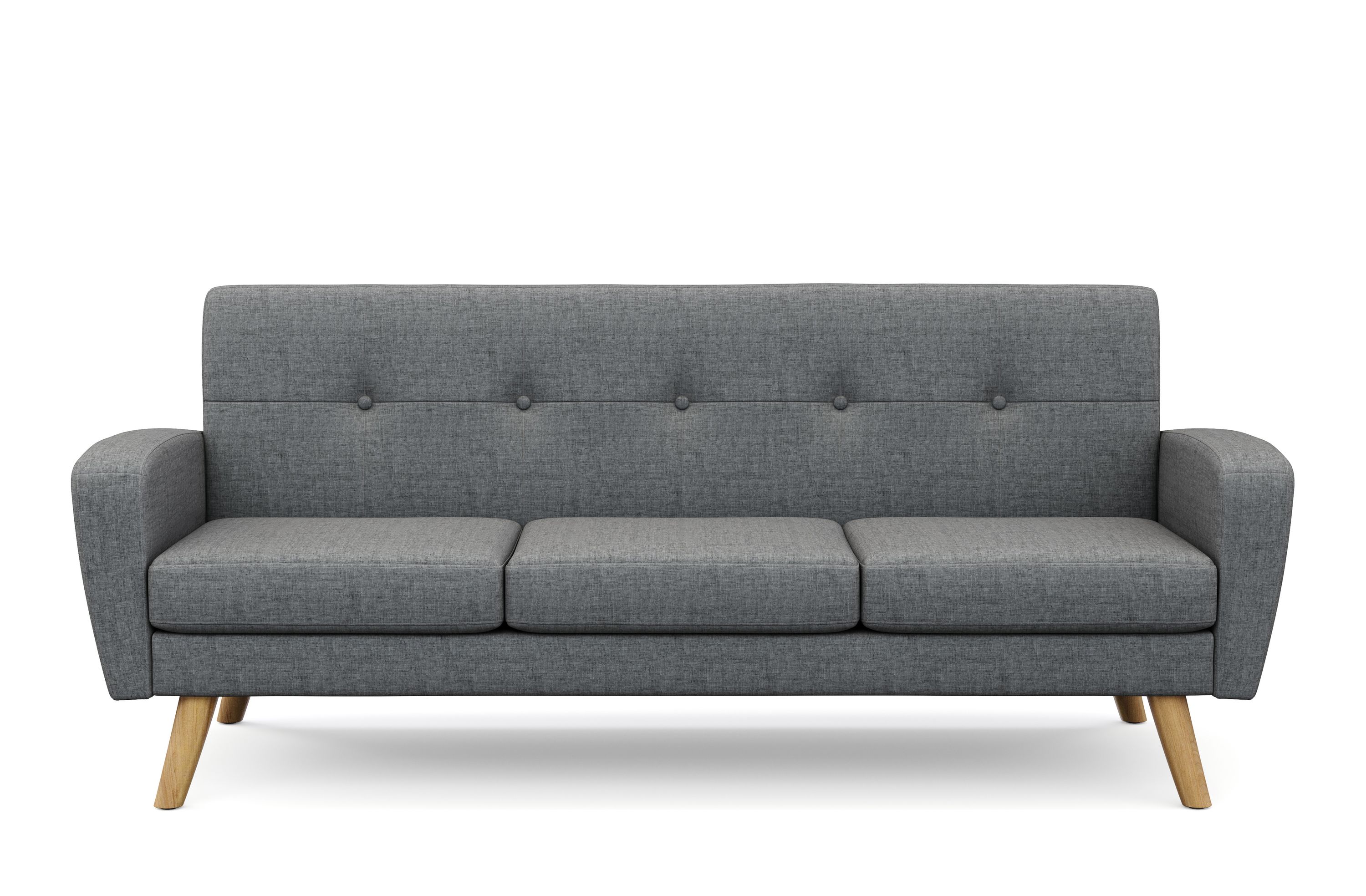Sofa ALLY 3-Sitzer grau