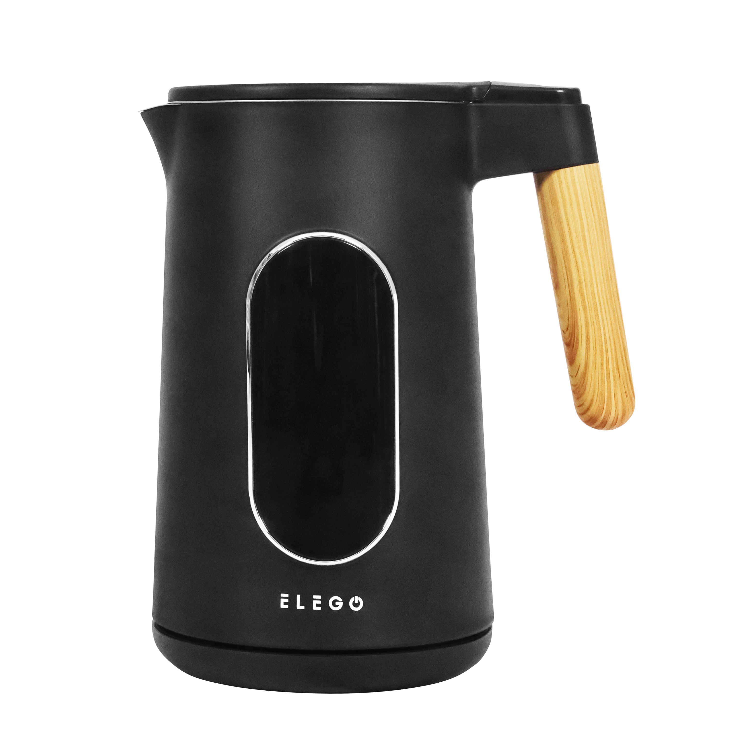 Wasserkocher mit Temperaturwahl 1.7L schwarz