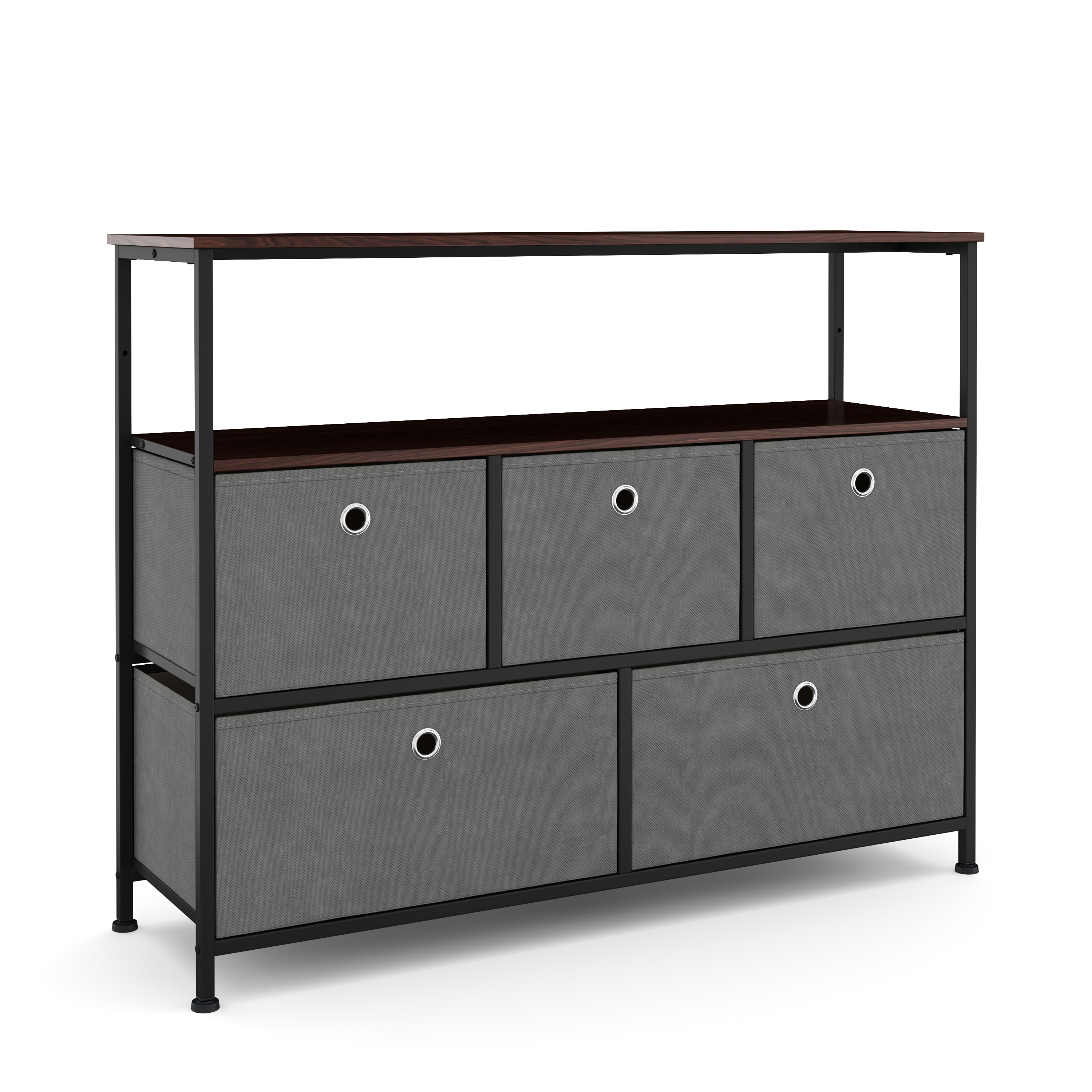 Sideboard MIKA 100 x 78 cm anthrazit
