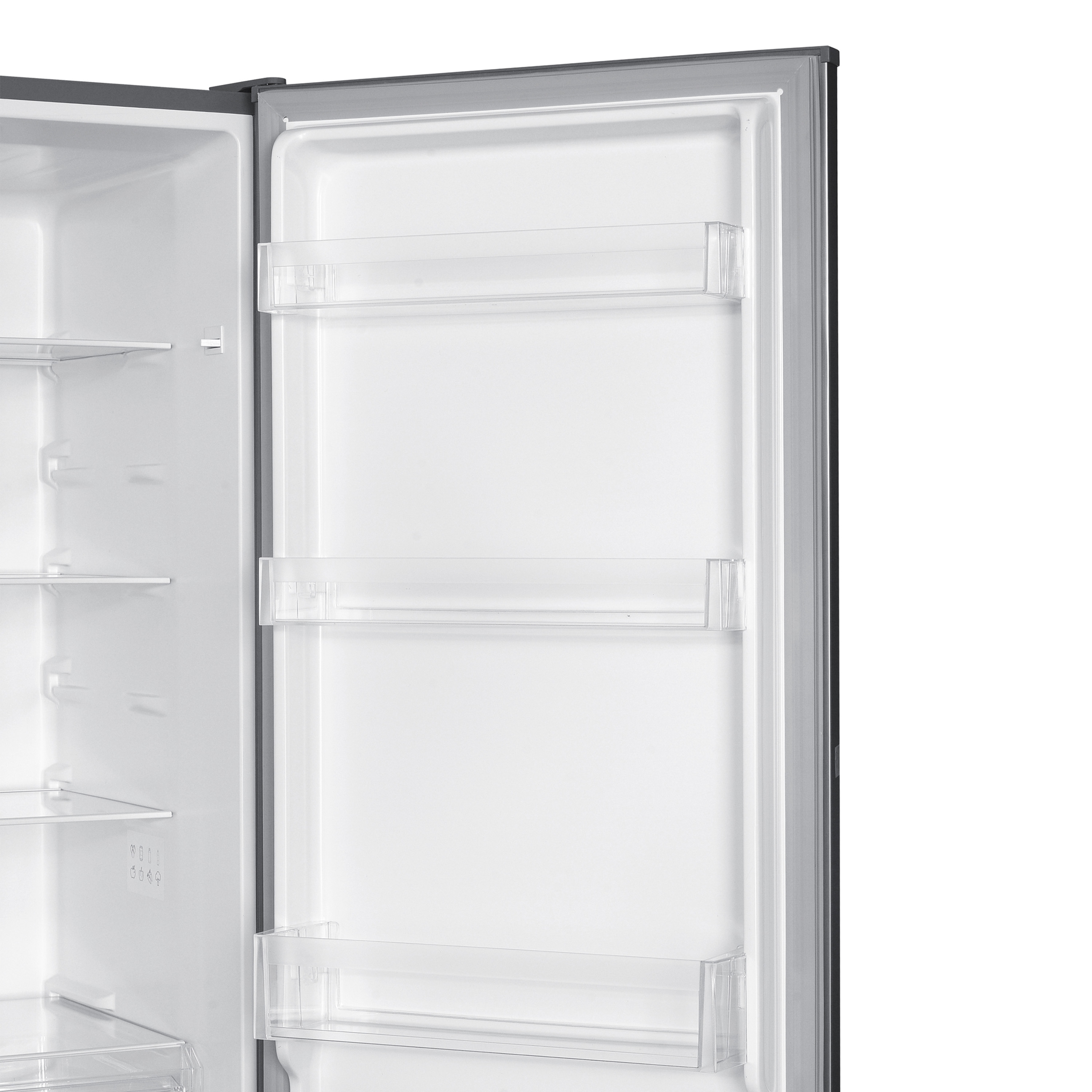 Kühlschrank mit Gefrierer 260L silbergrau