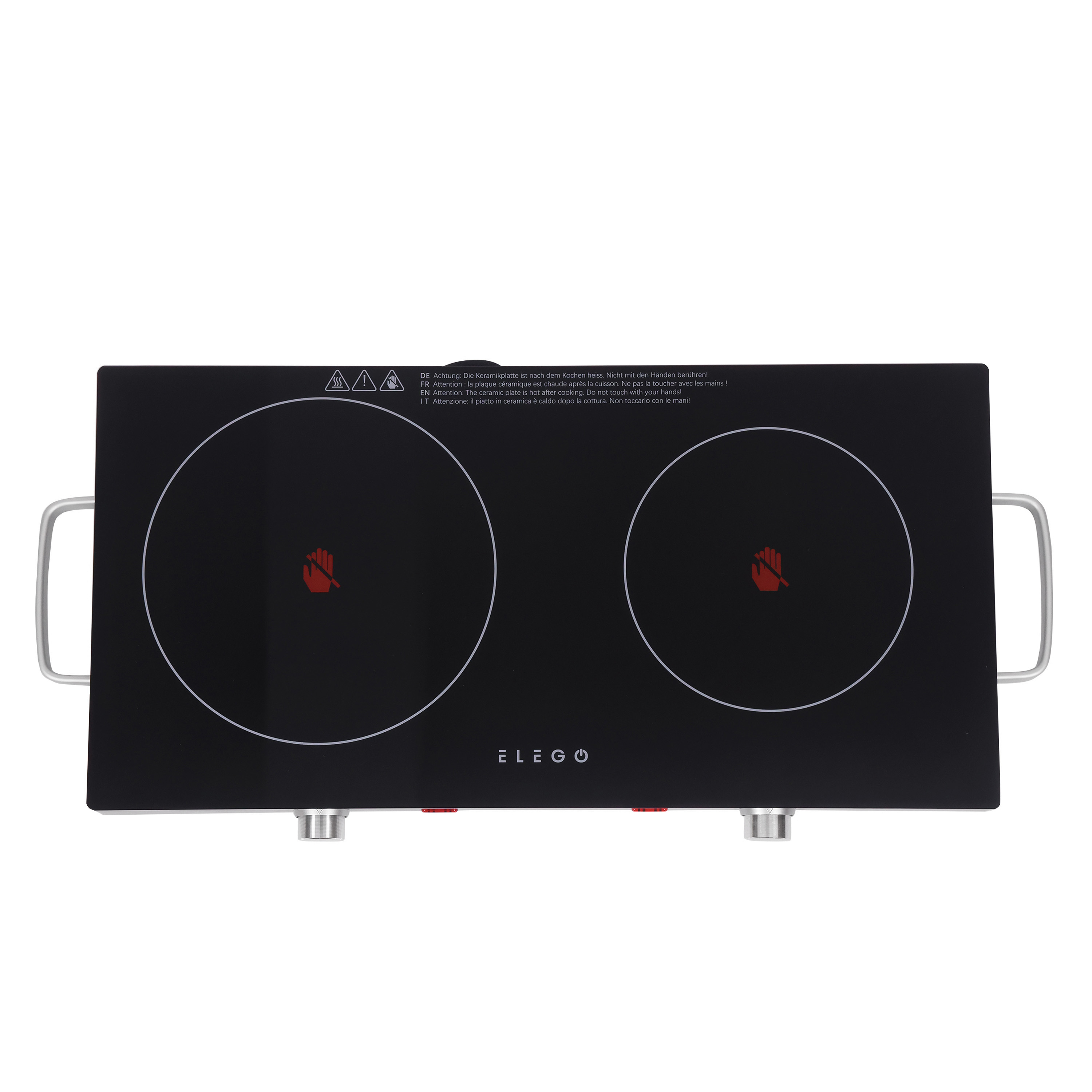 Kochplatte infrarot 2er Kochfeld 2800W