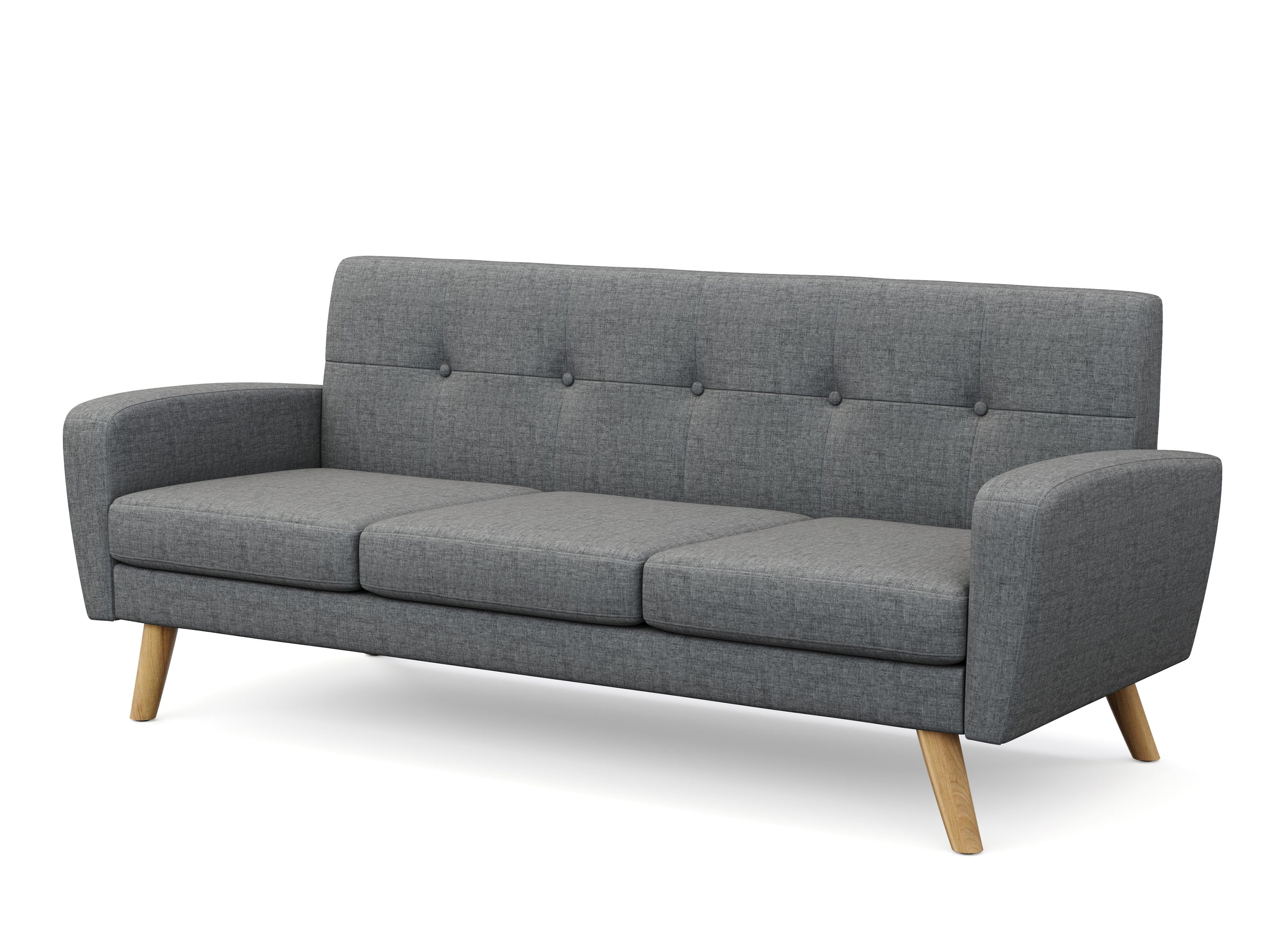 Sofa ALLY 3-Sitzer grau