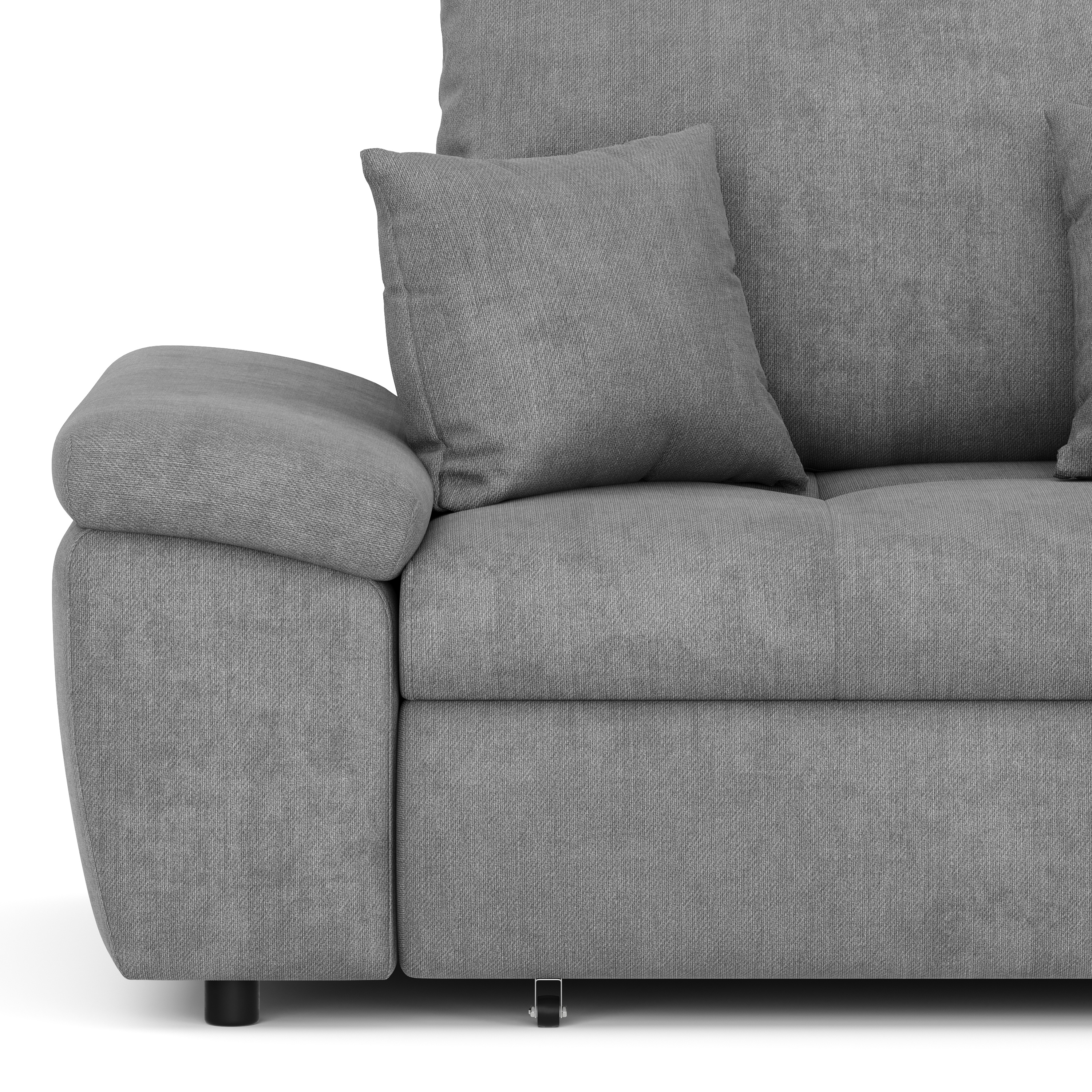 Ecksofa mit Schlaffunktion BRYNN rechts grau