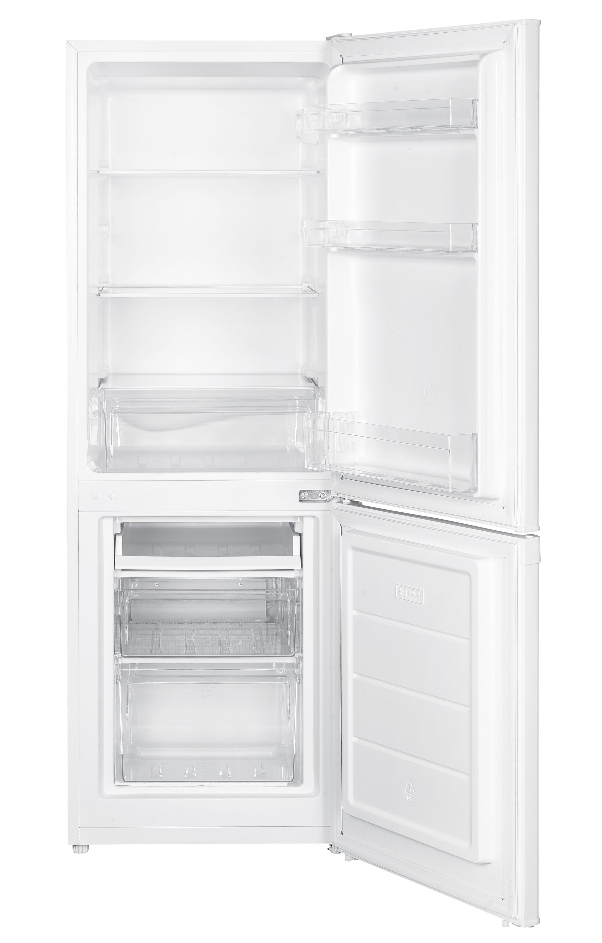 Kühlschrank mit Gefrierer 170L weiss