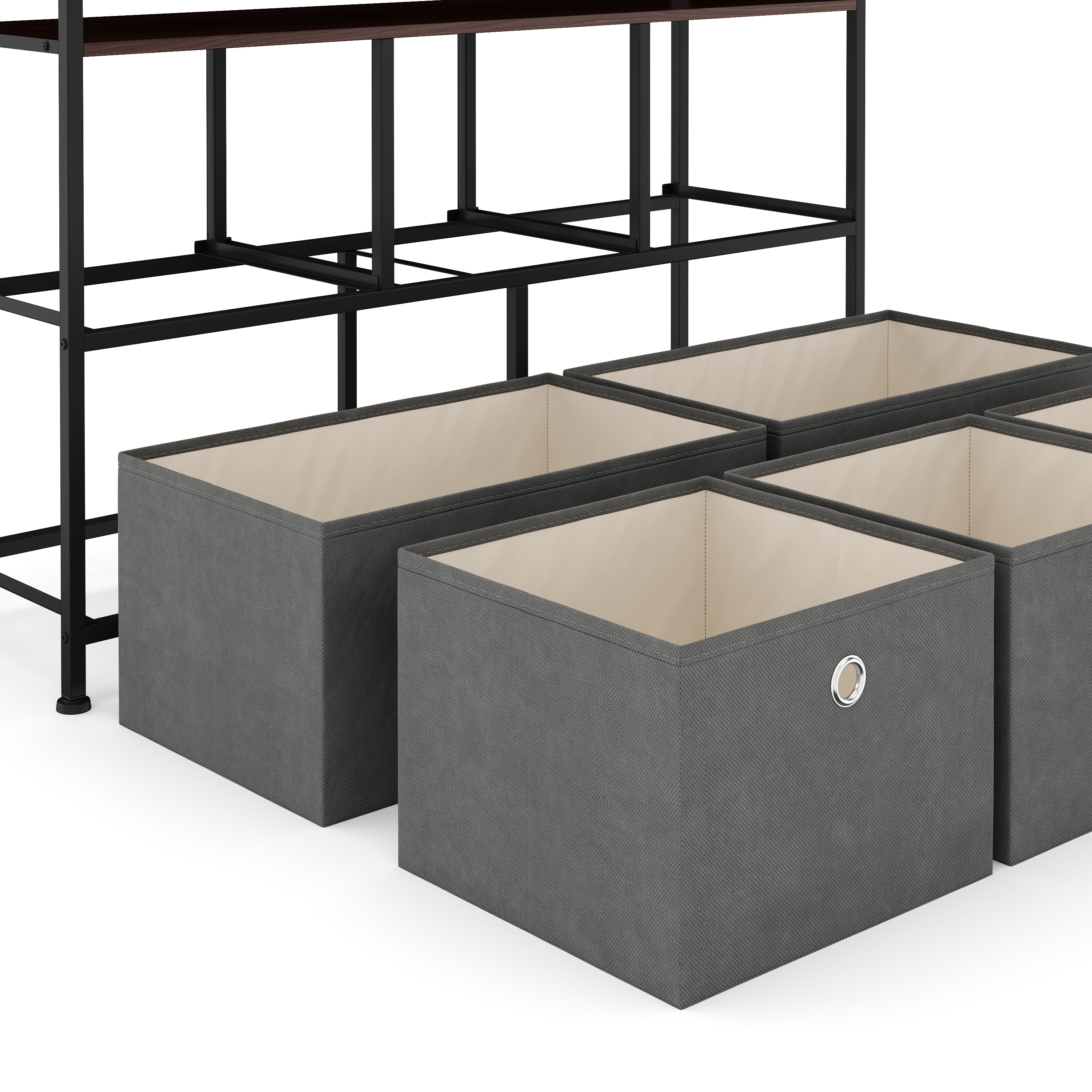 Sideboard MIKA 100 x 78 cm anthrazit