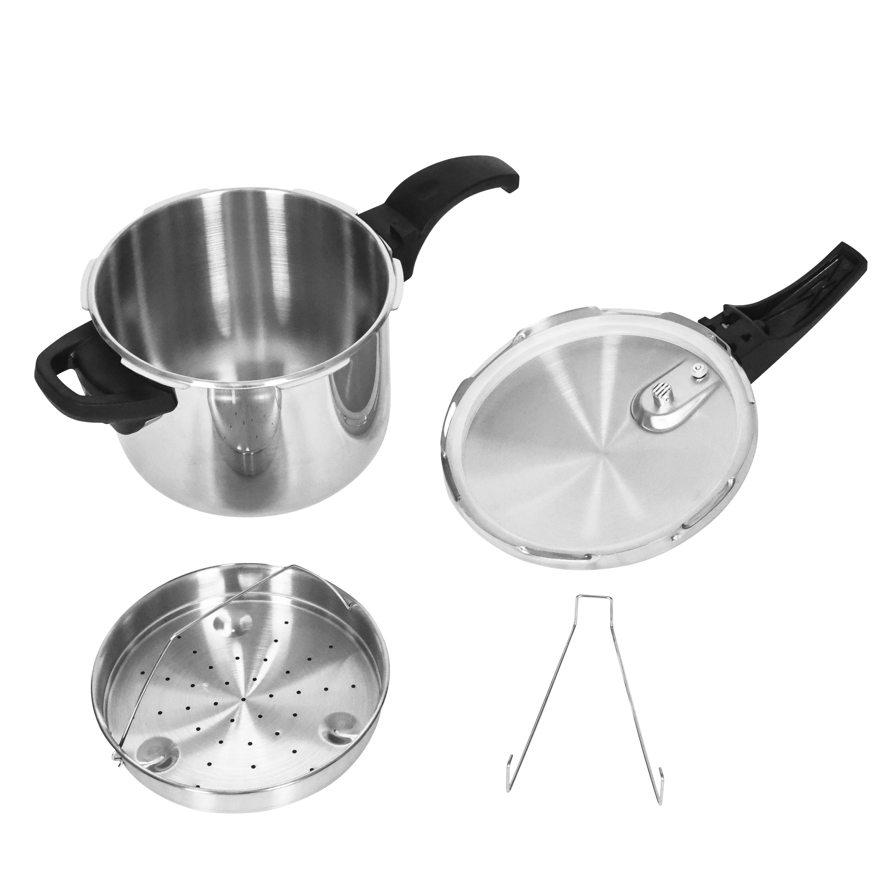 Schnellkochtopf Edelstahl 6L