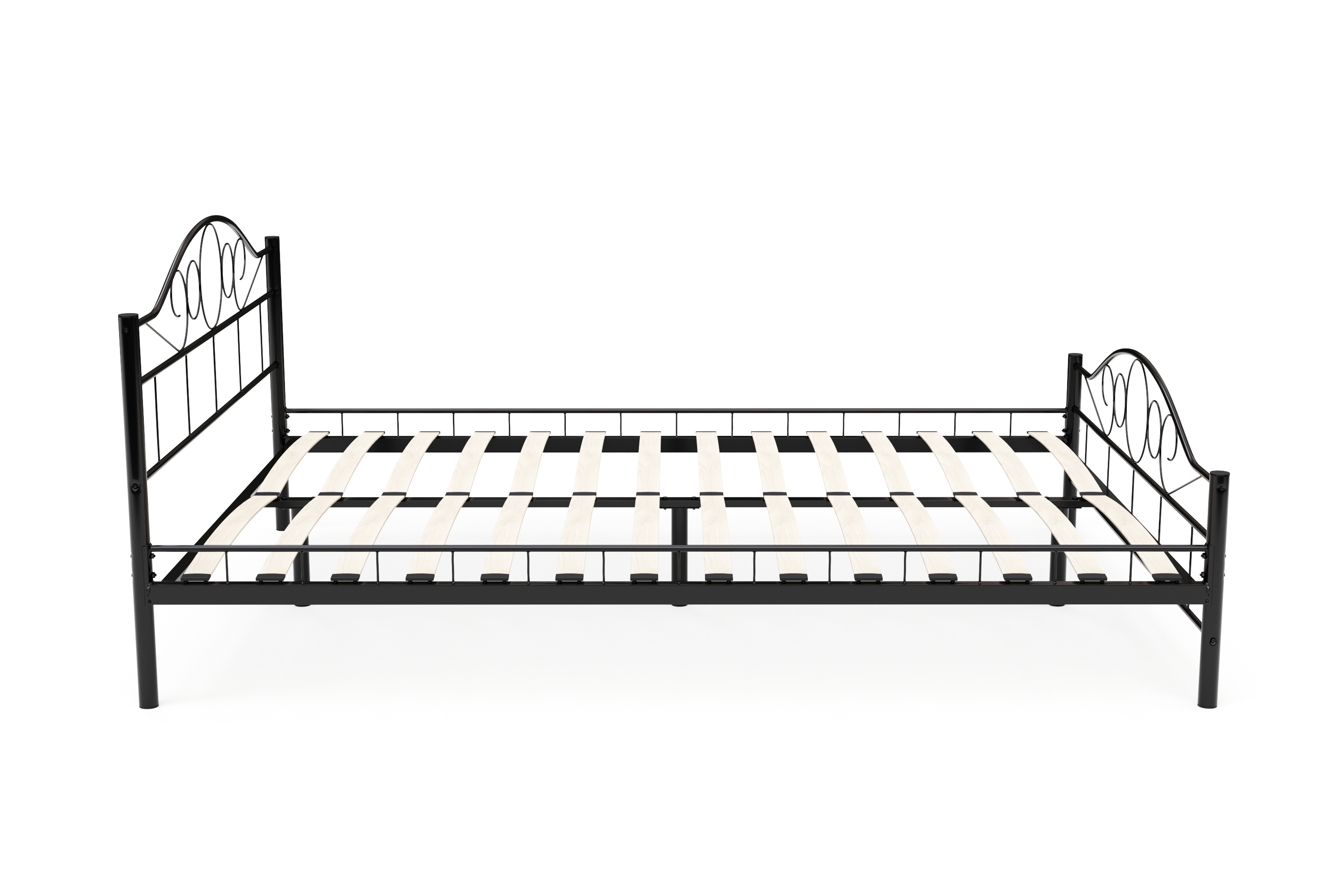 Metallbett AURELIE 140 x 200 cm schwarz
