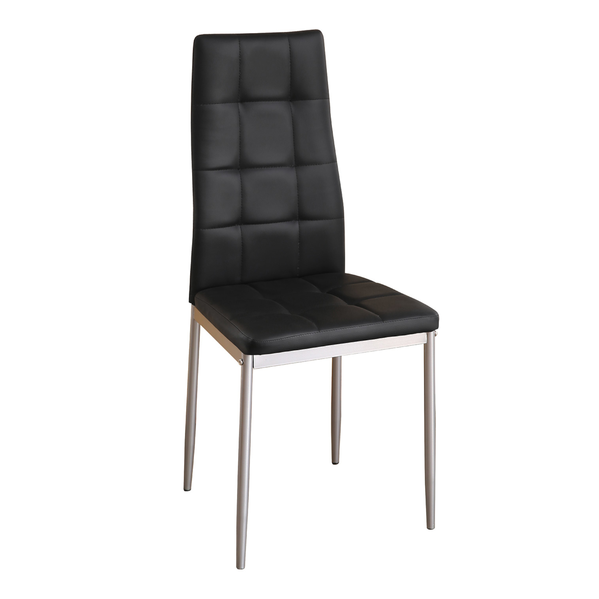 Esszimmerstuhl Leder MARC 6er Set schwarz