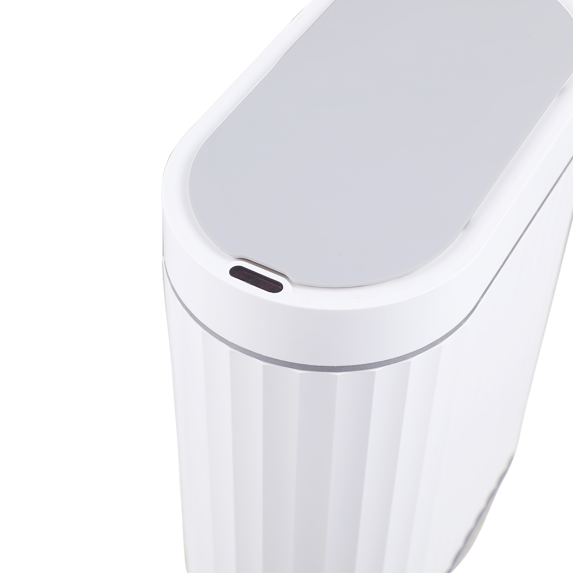 Abfalleimer mit Sensor 7L weiss/grau