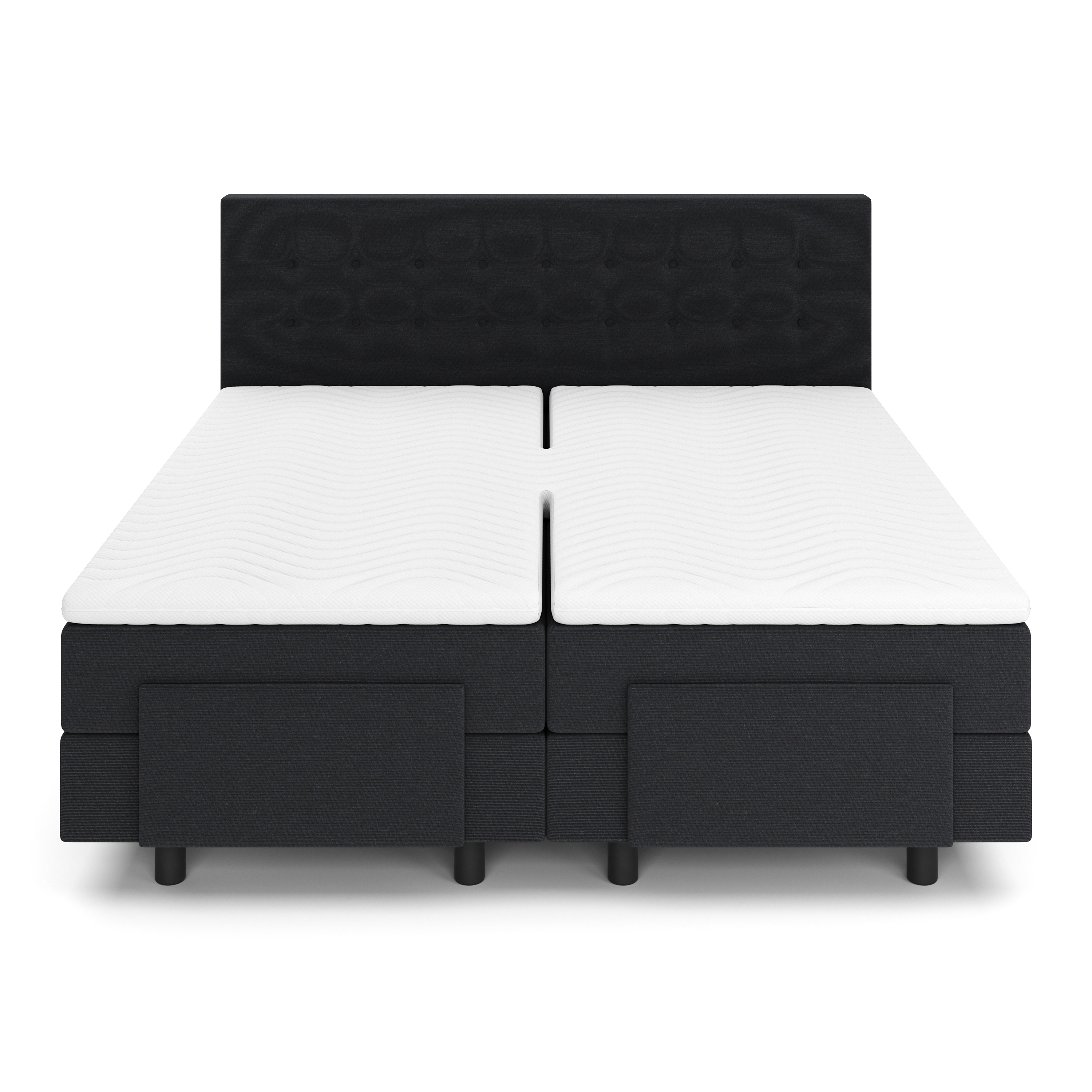 Boxspringbett GLOAM mit Elektromotor anthrazit