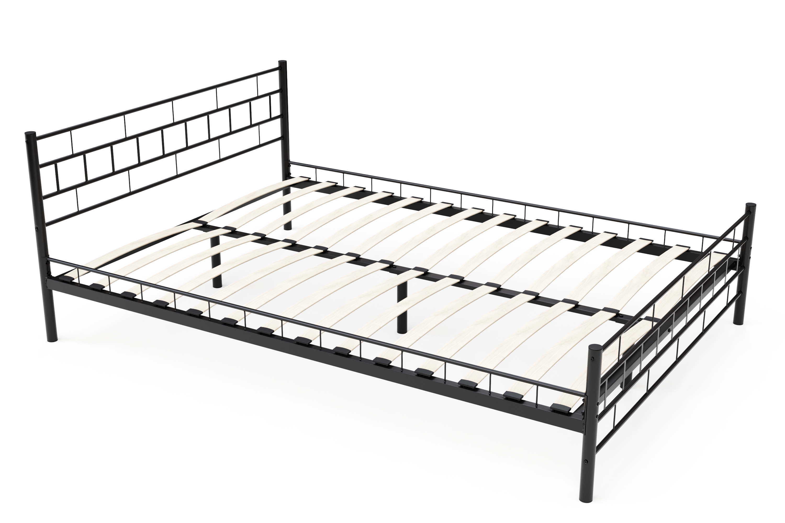 Metallbett CIEL 140 x 200 cm schwarz