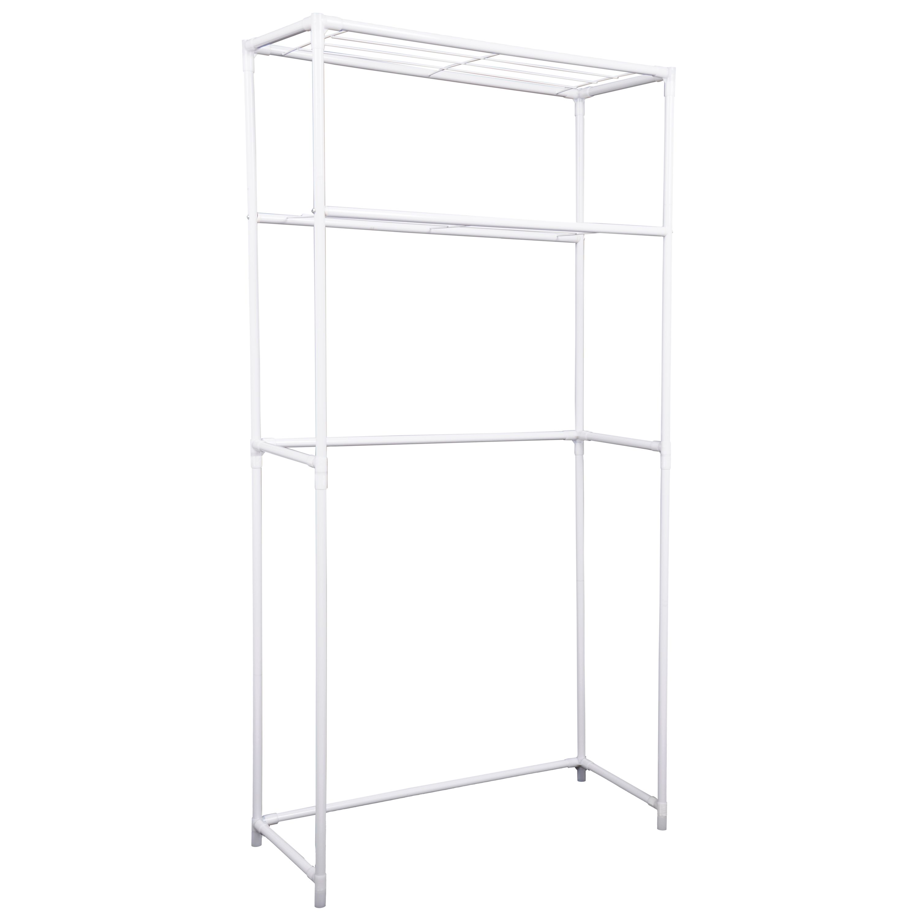 Badezimmerregal 68 x 28 x 134 cm weiss