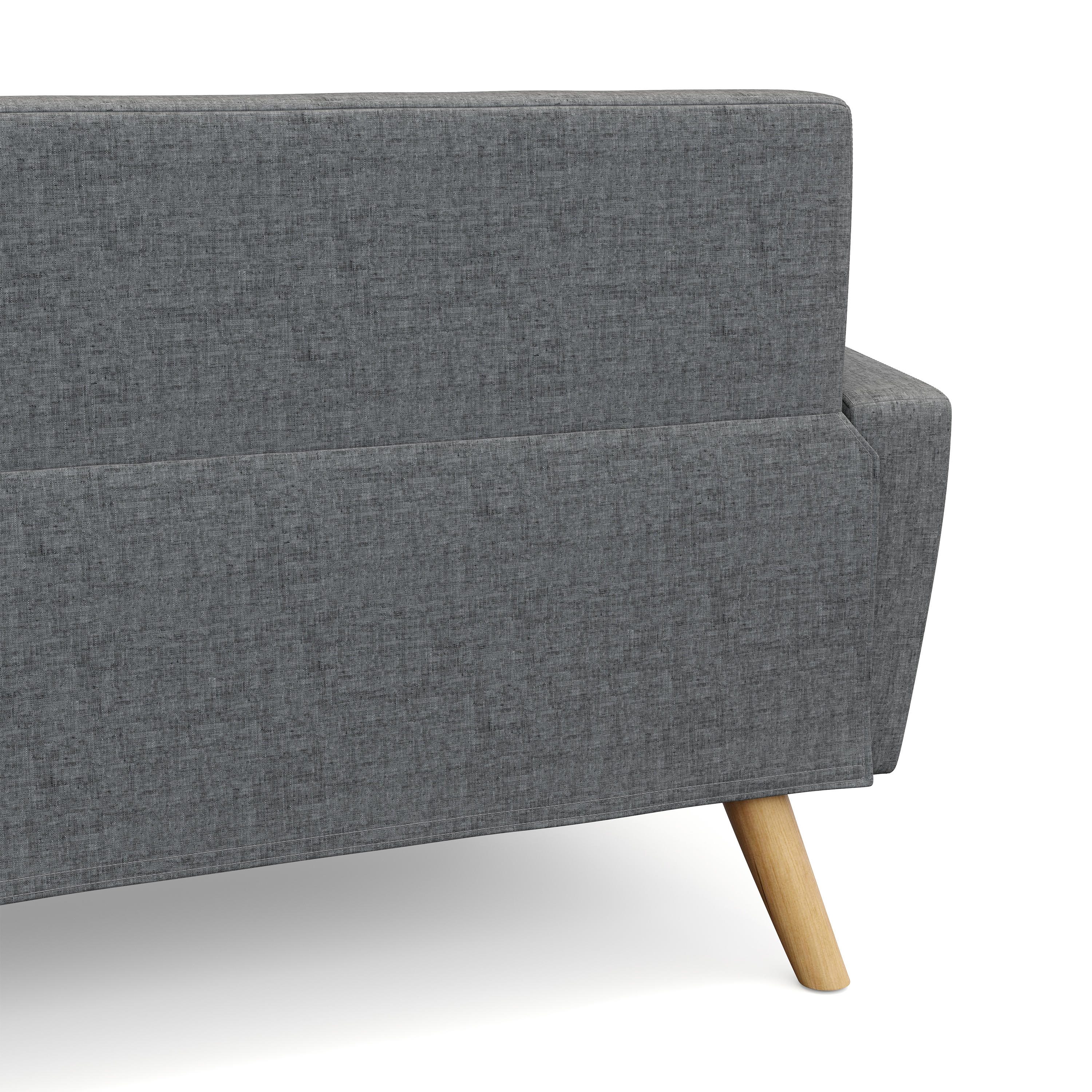 Sofa ALLY 3-Sitzer grau