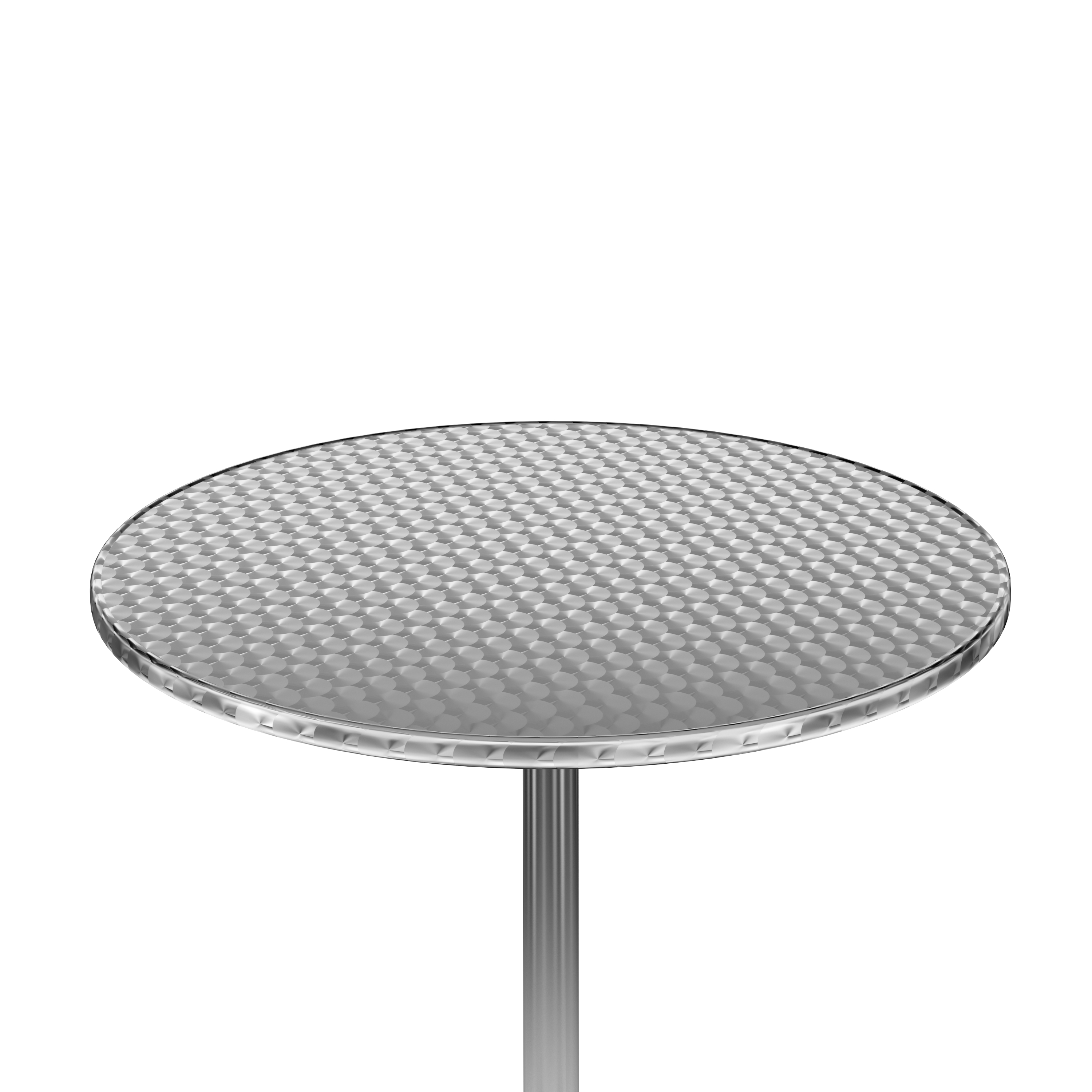 Bistrotisch Gartentisch Alu rund 80 x 70 cm