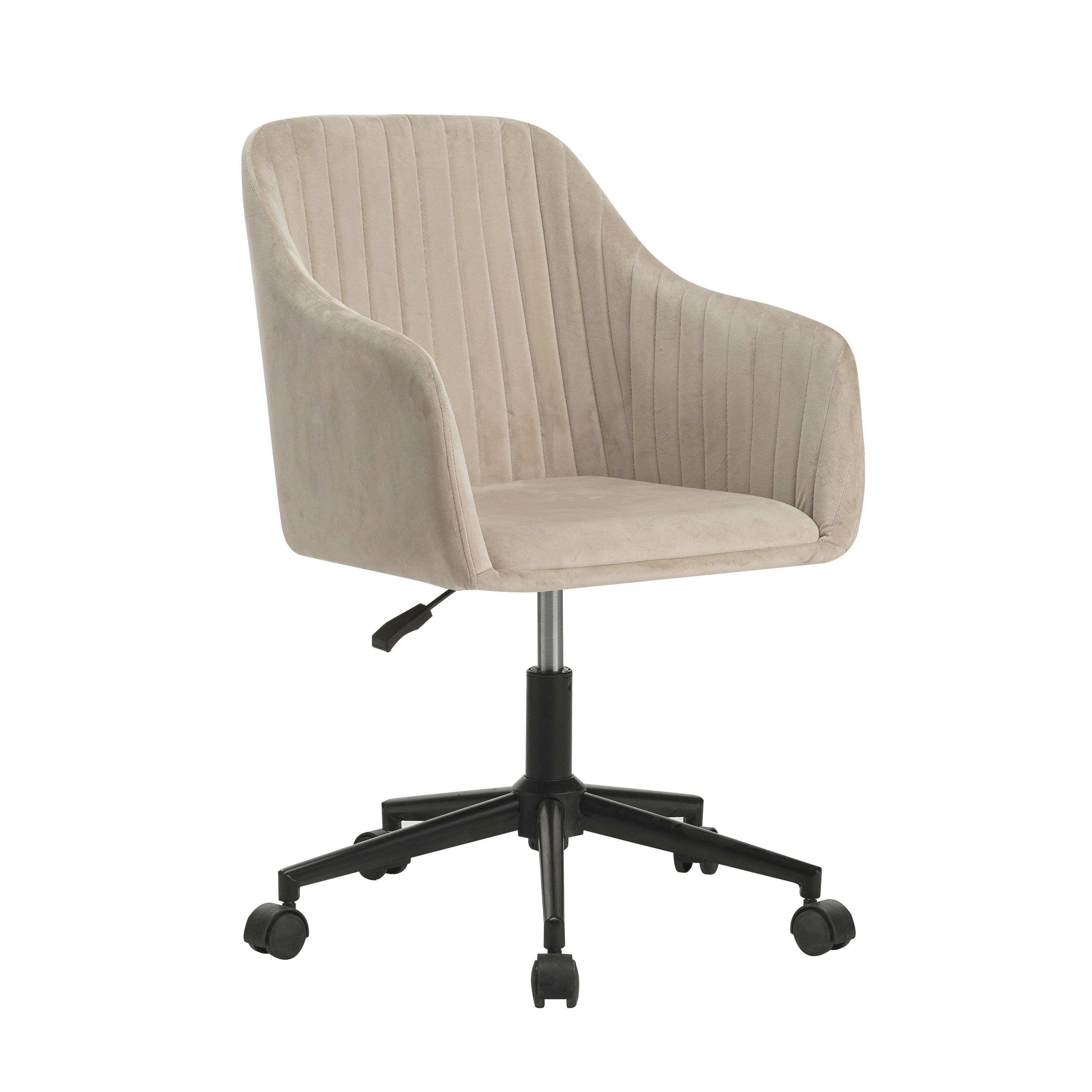 Bürostuhl Samt LEE beige
