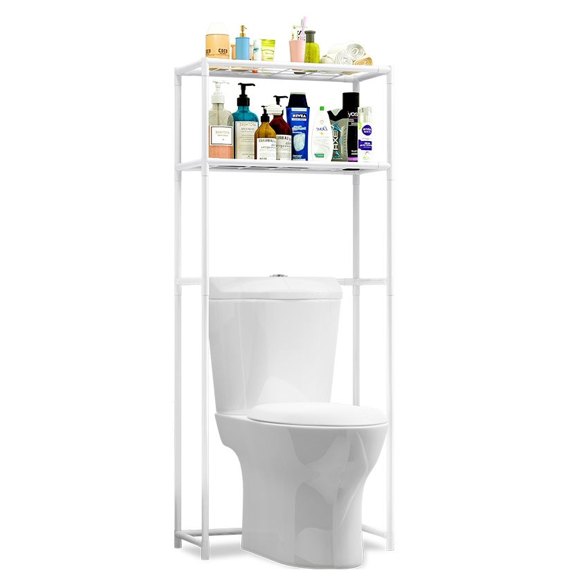Badezimmerregal 68 x 28 x 134 cm weiss