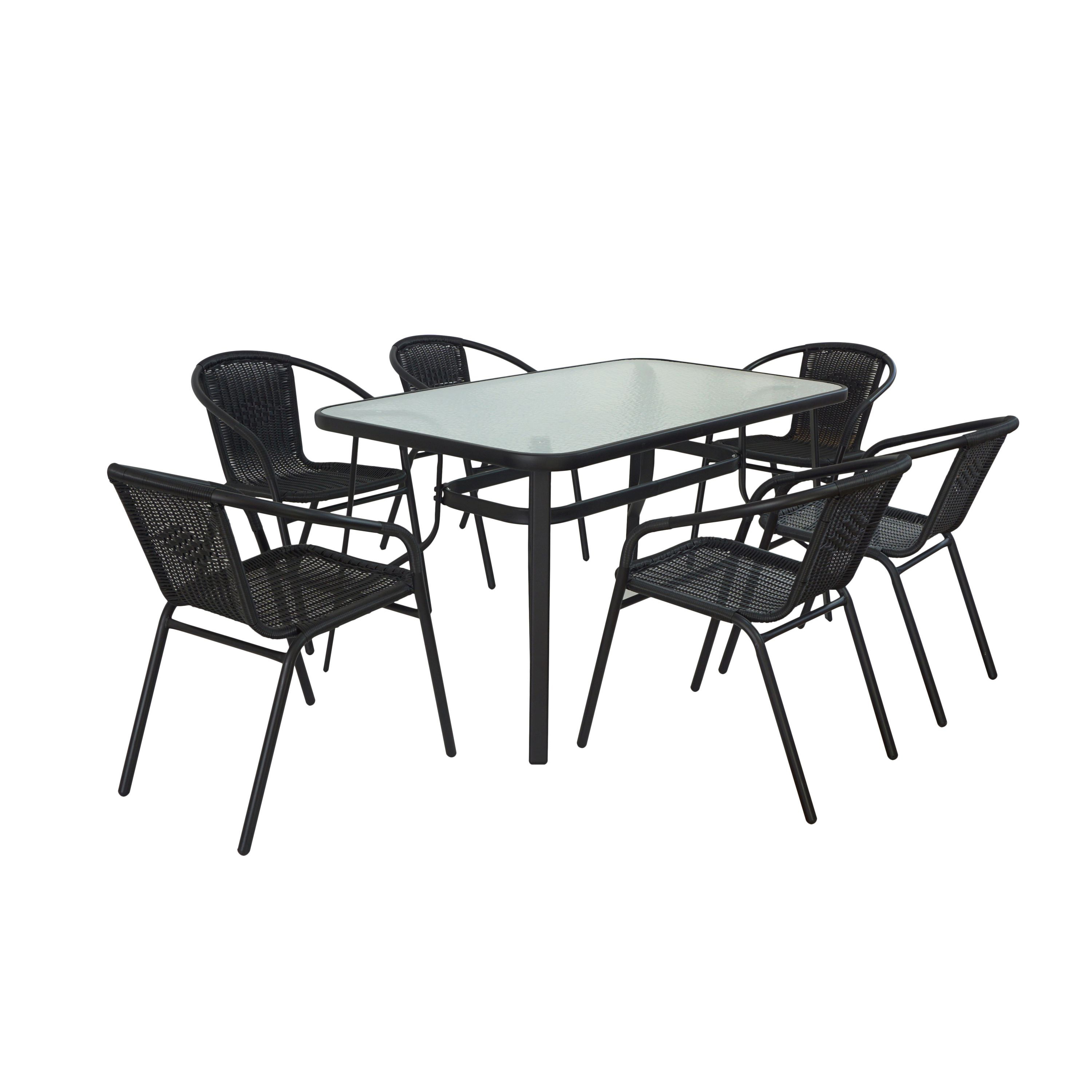 Bistroset GENEVA 7-teilig