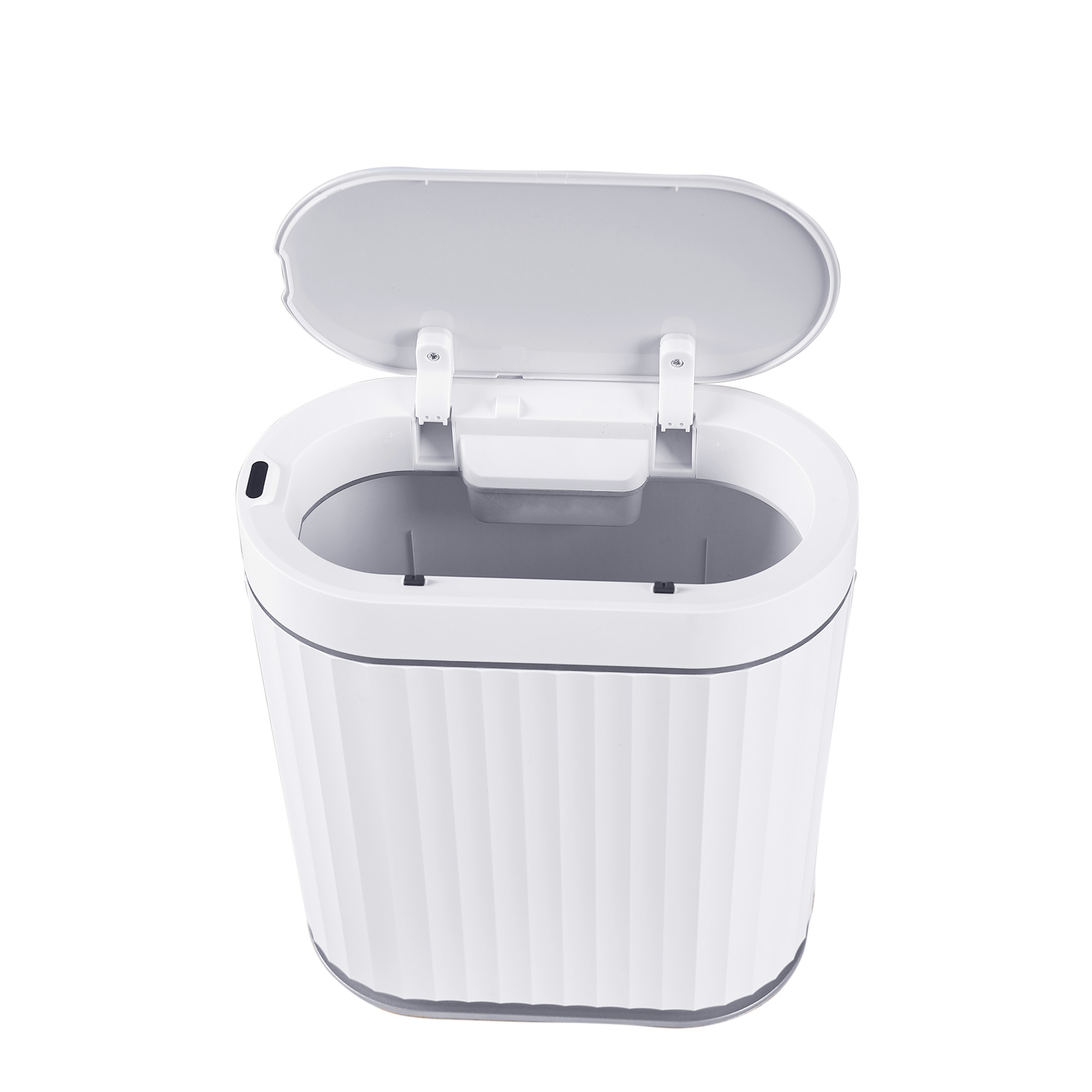 Abfalleimer mit Sensor 7L weiss/grau