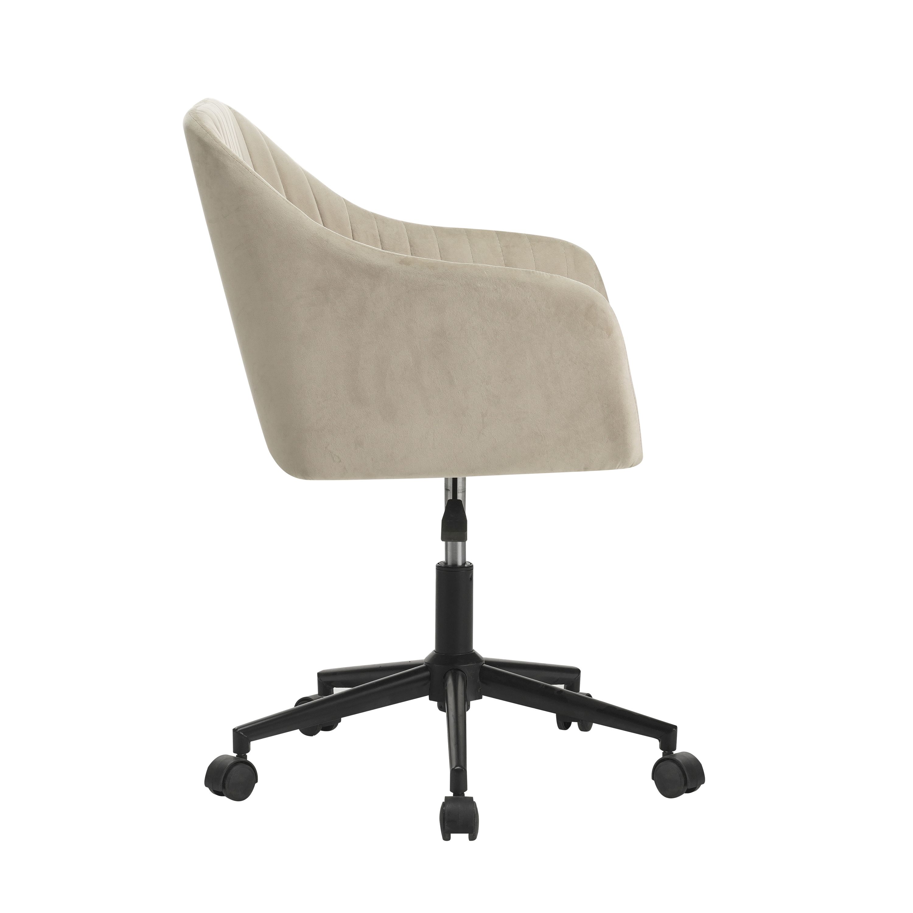Bürostuhl Samt LEE beige