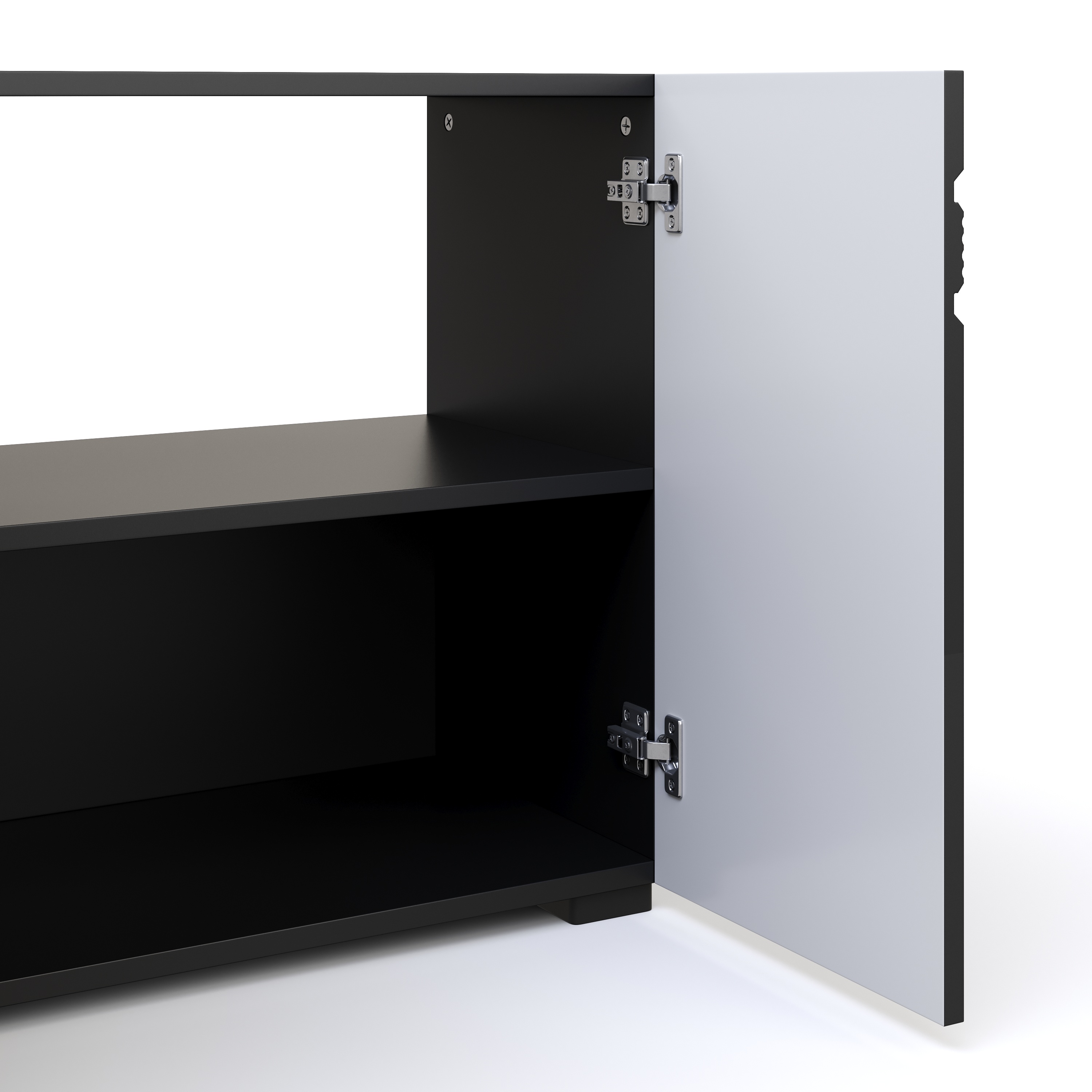 Waschbeckenunterschrank 60 x 34 x 56 cm schwarz