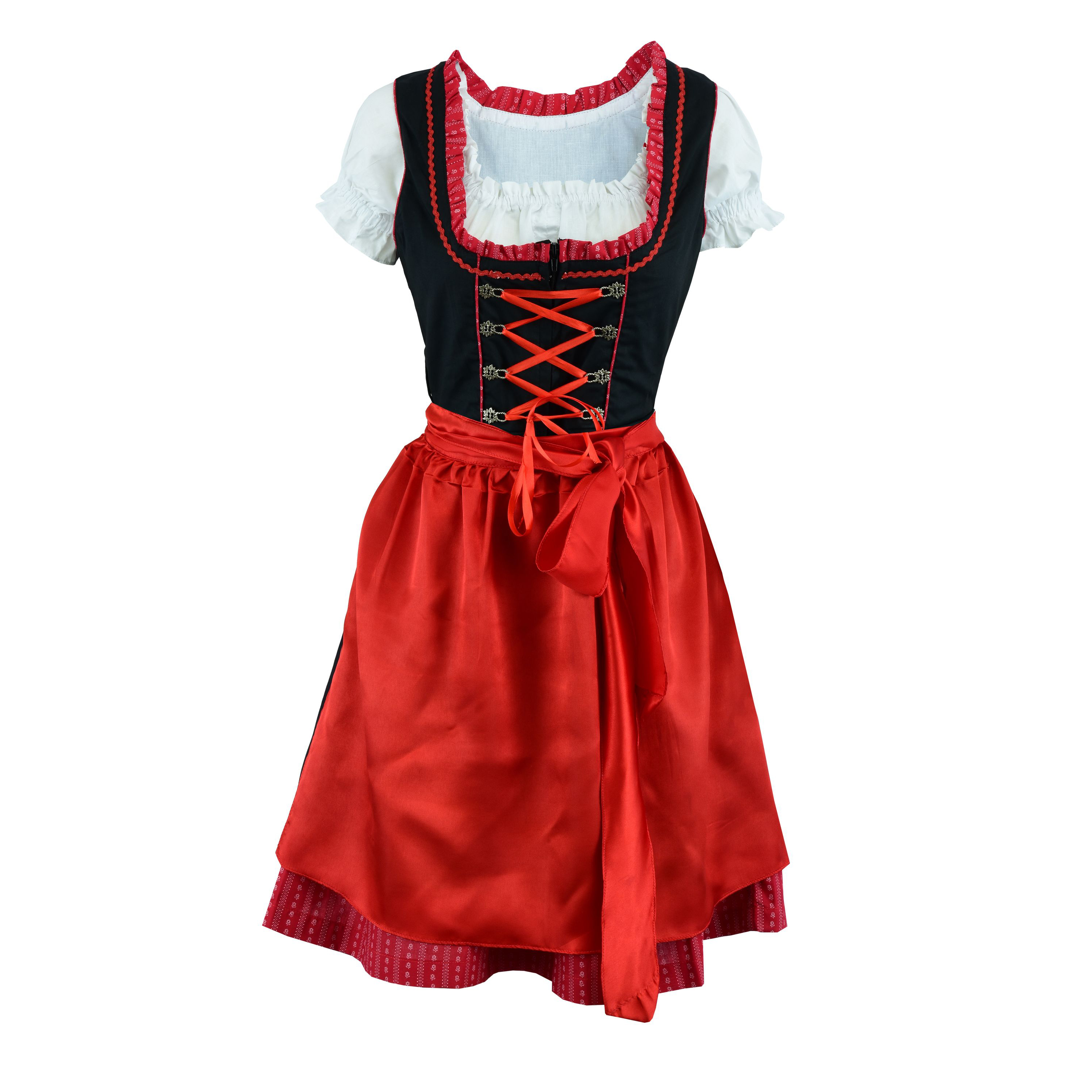 Dirndl Kleid rot Grösse 36