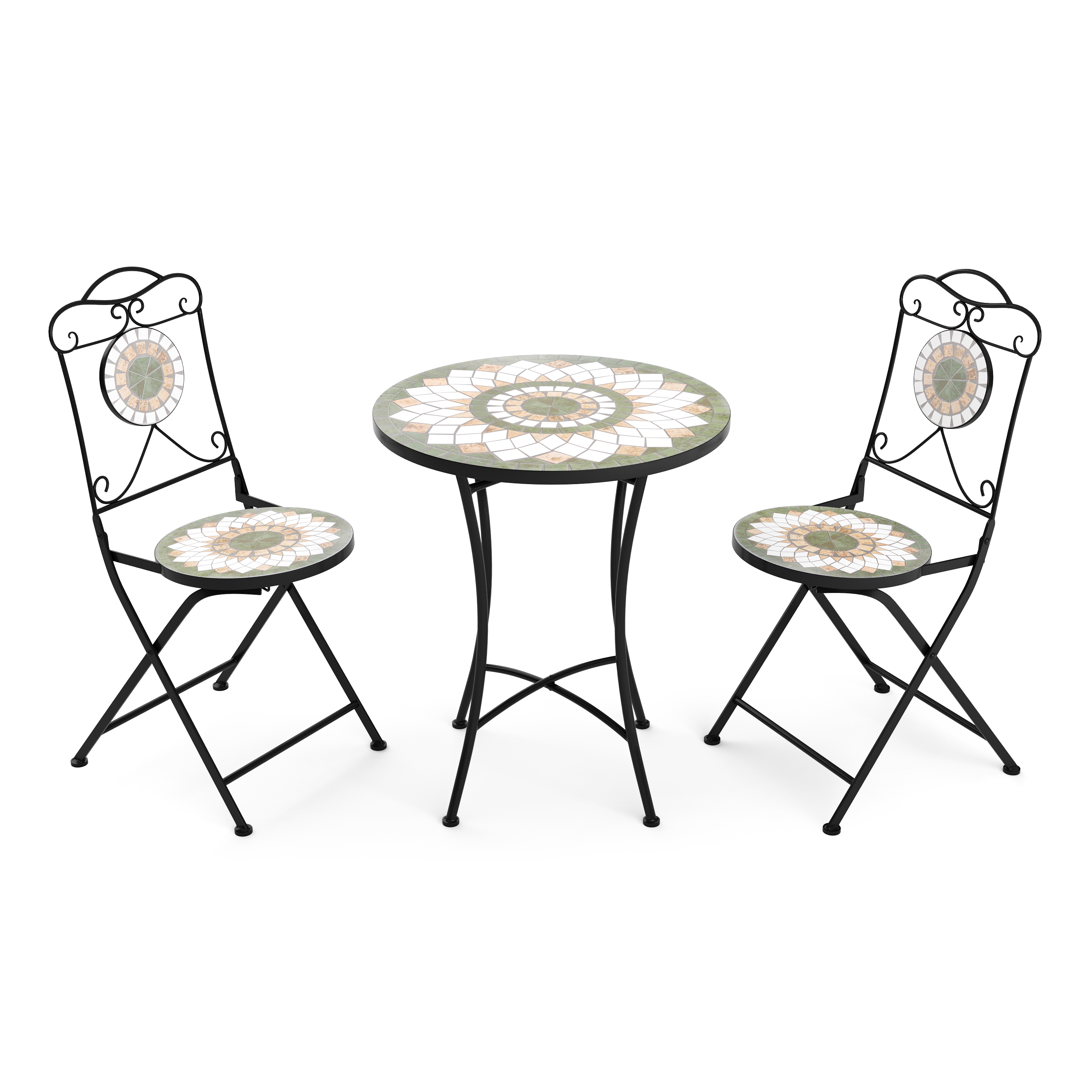 Bistroset MOSAIK 3-teilig olive