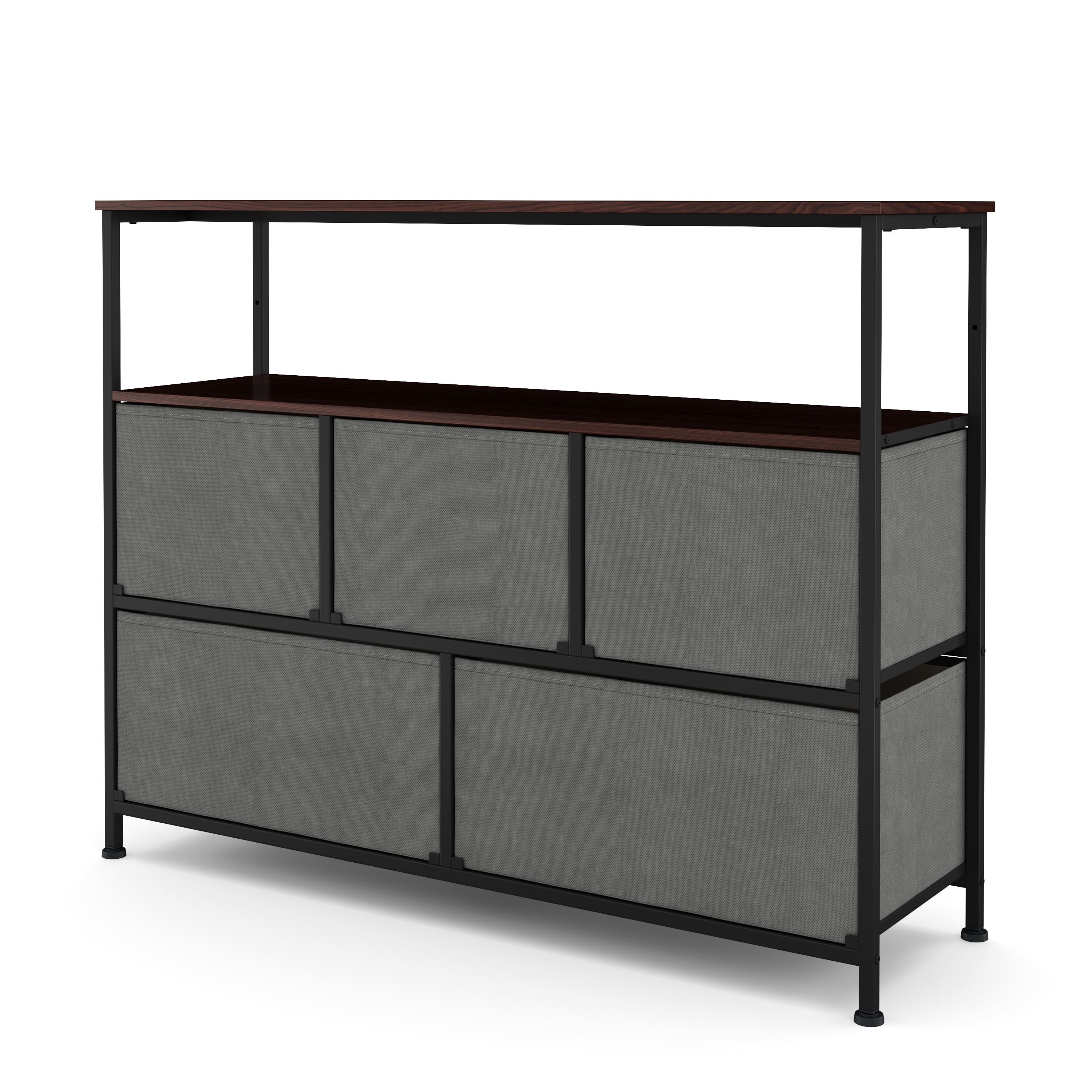 Sideboard MIKA 100 x 78 cm anthrazit