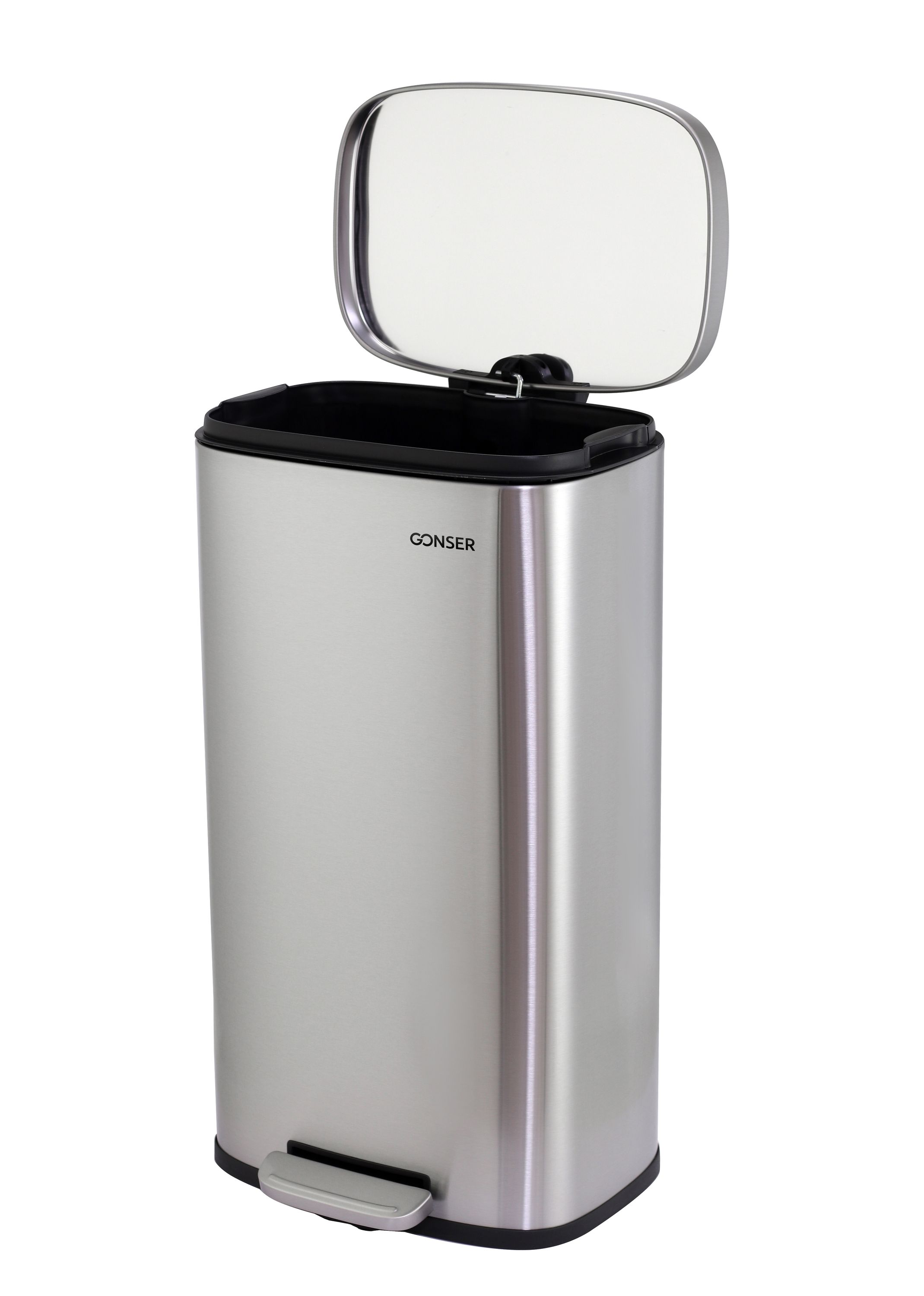 Abfalleimer Edelstahl 30L