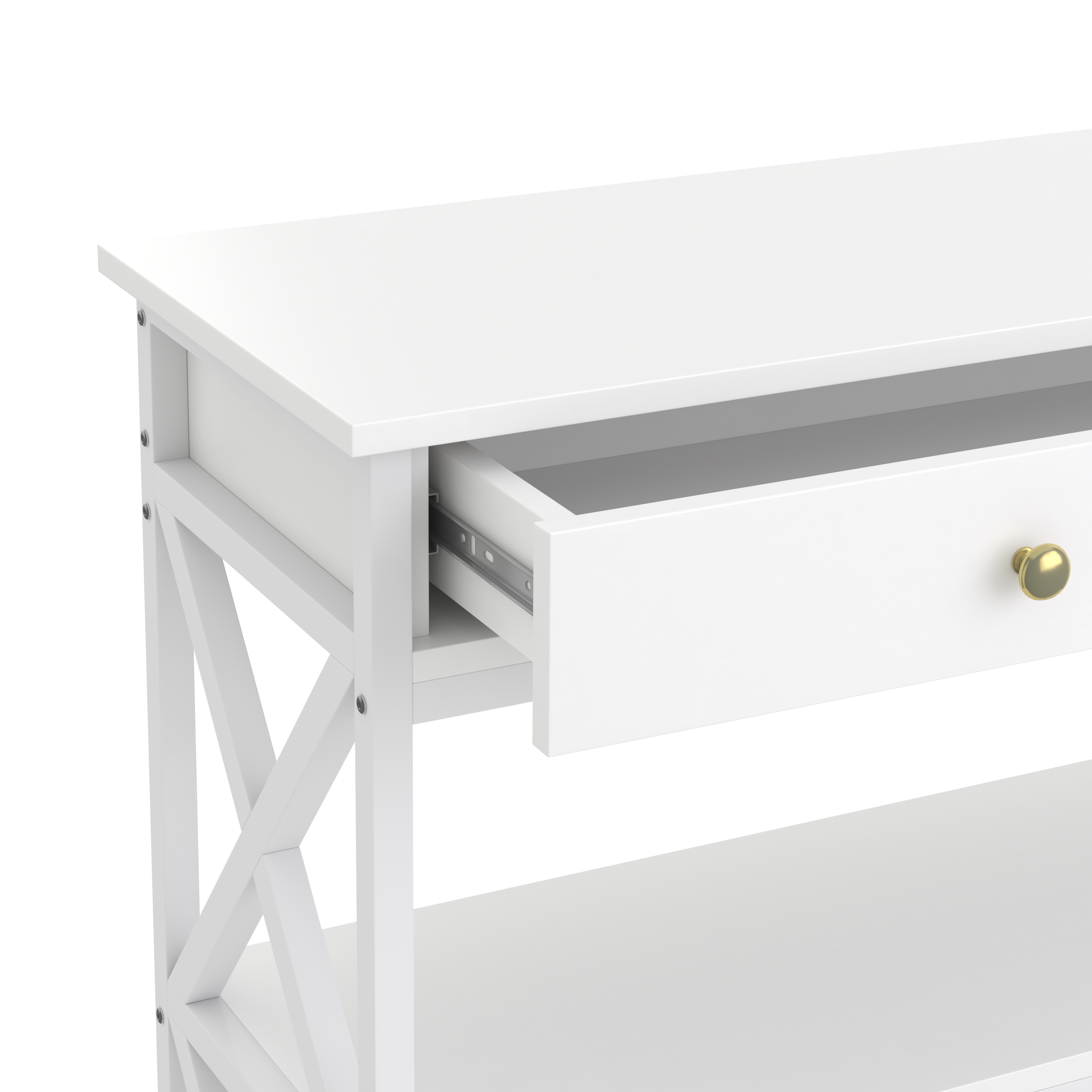 Konsolentisch EDMAR 100 x 80 cm weiss