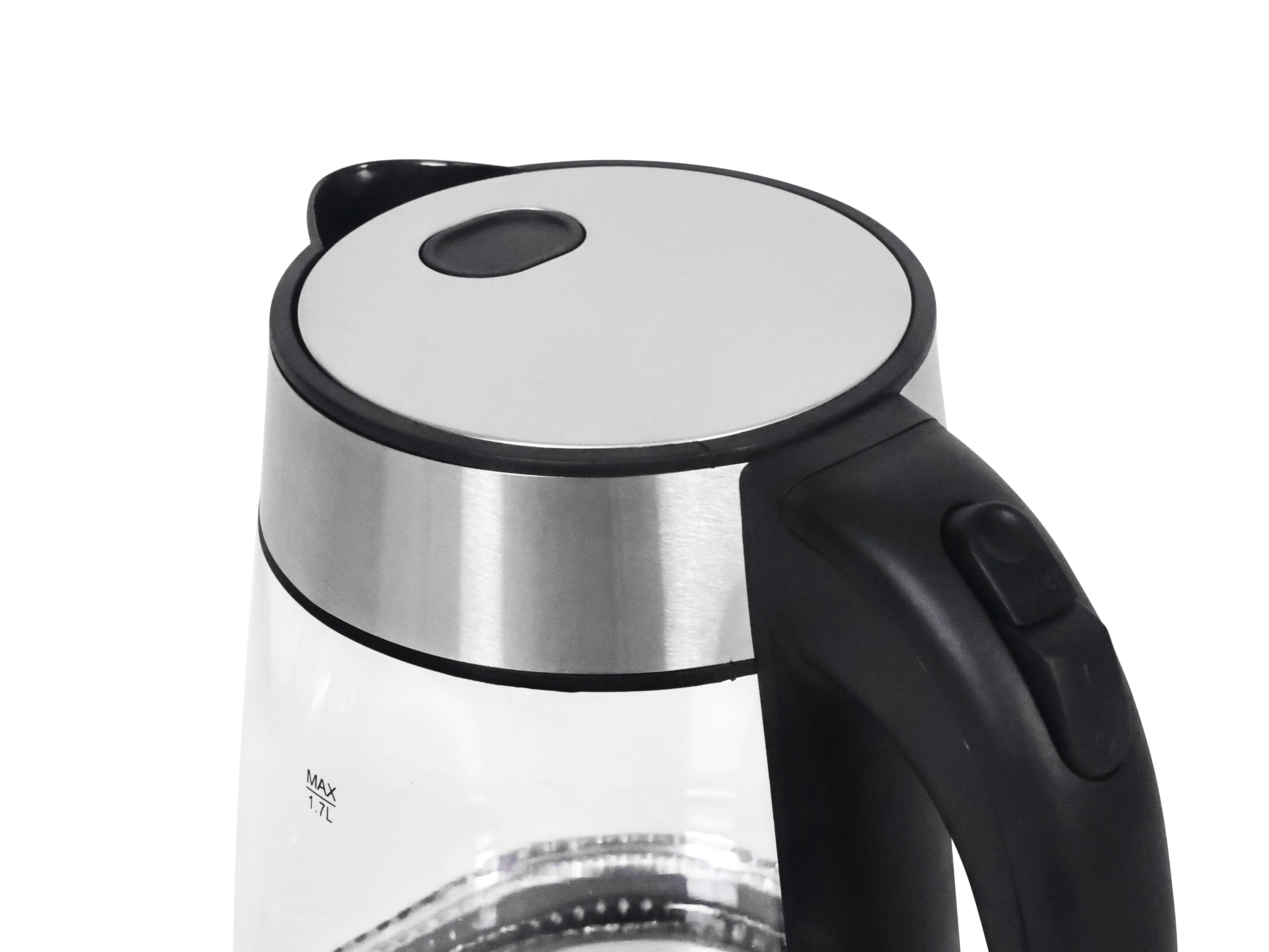 Wasserkocher Glas mit LED 1.7L
