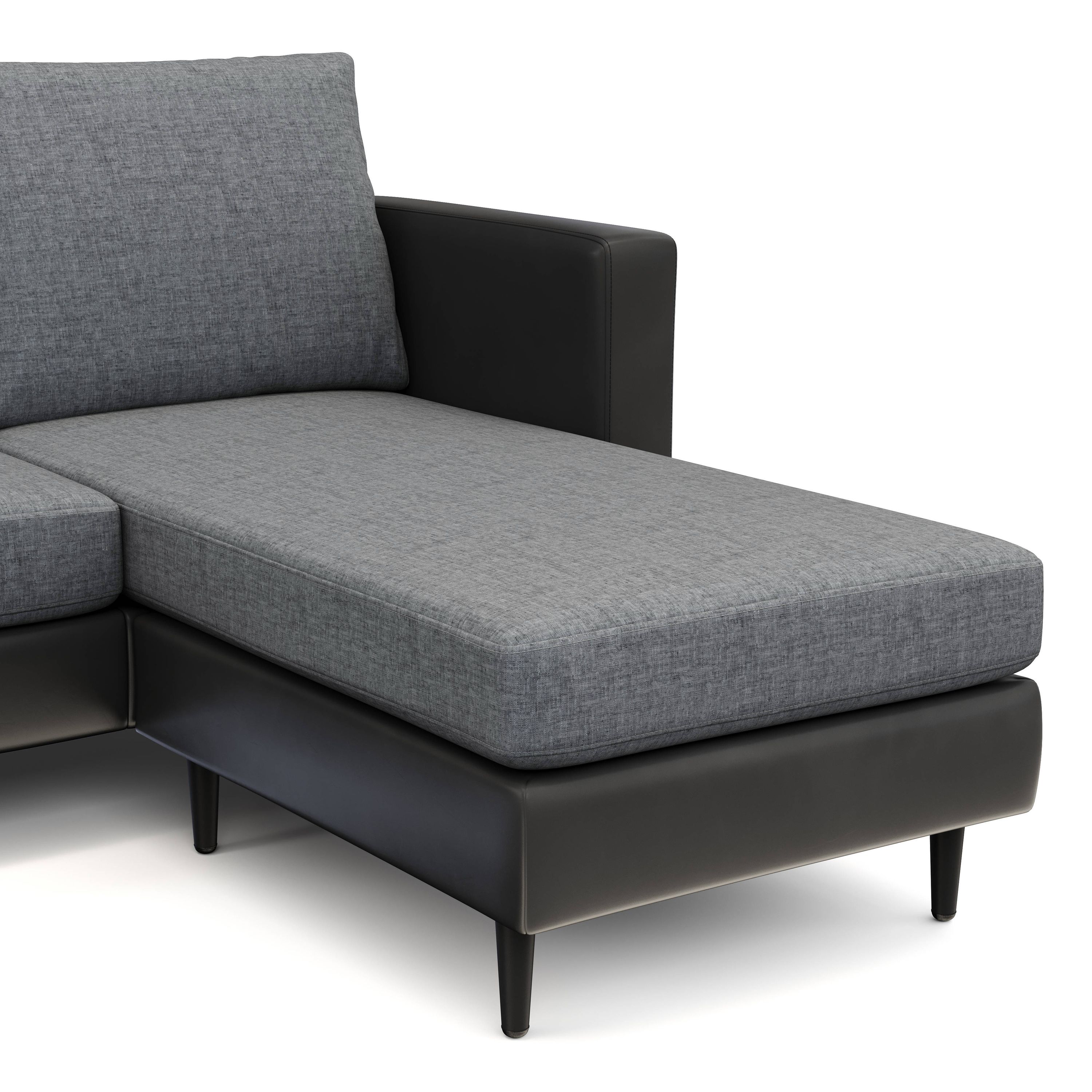 Ecksofa TYLER rechts grau