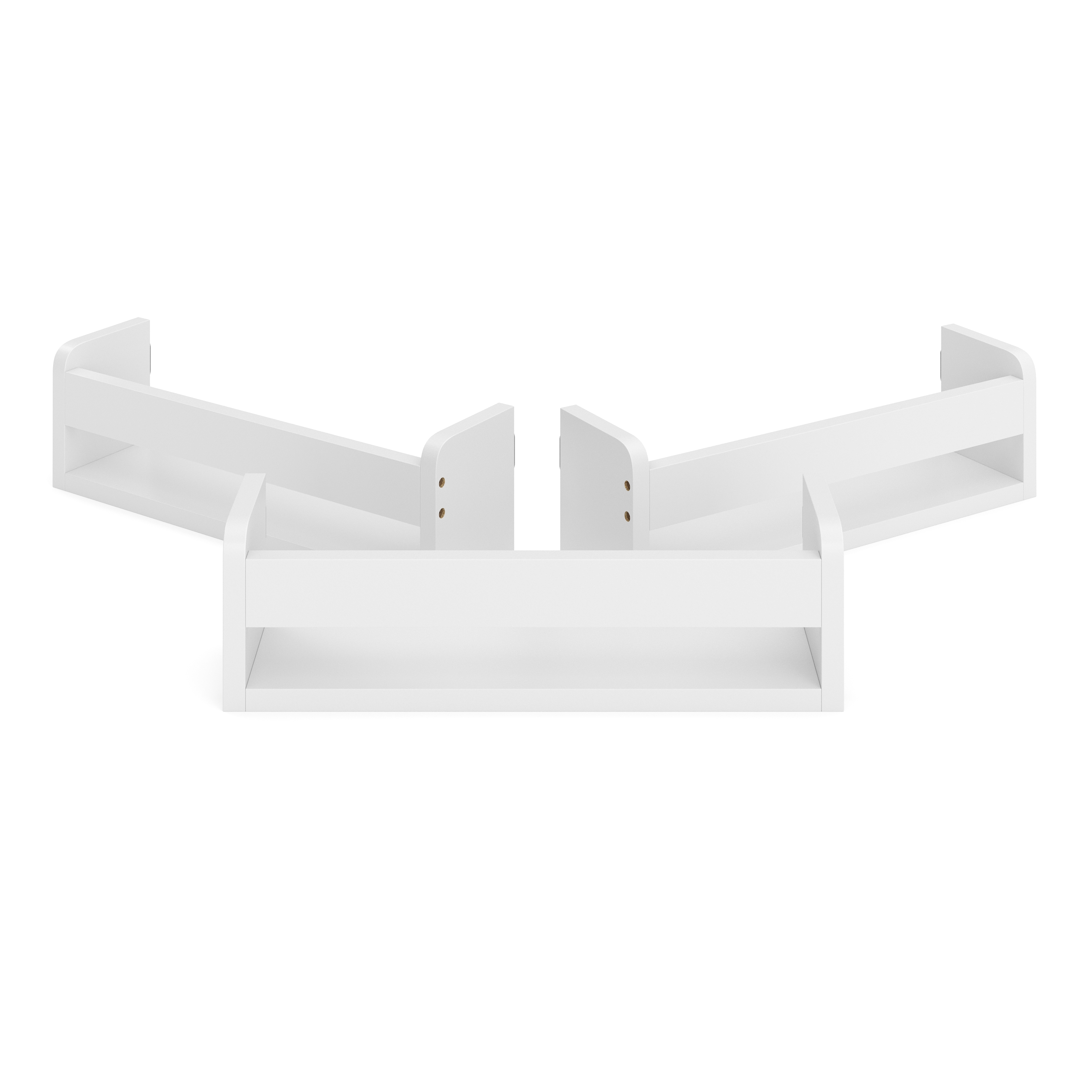 Wandregal VIVIEN 3er Set weiss
