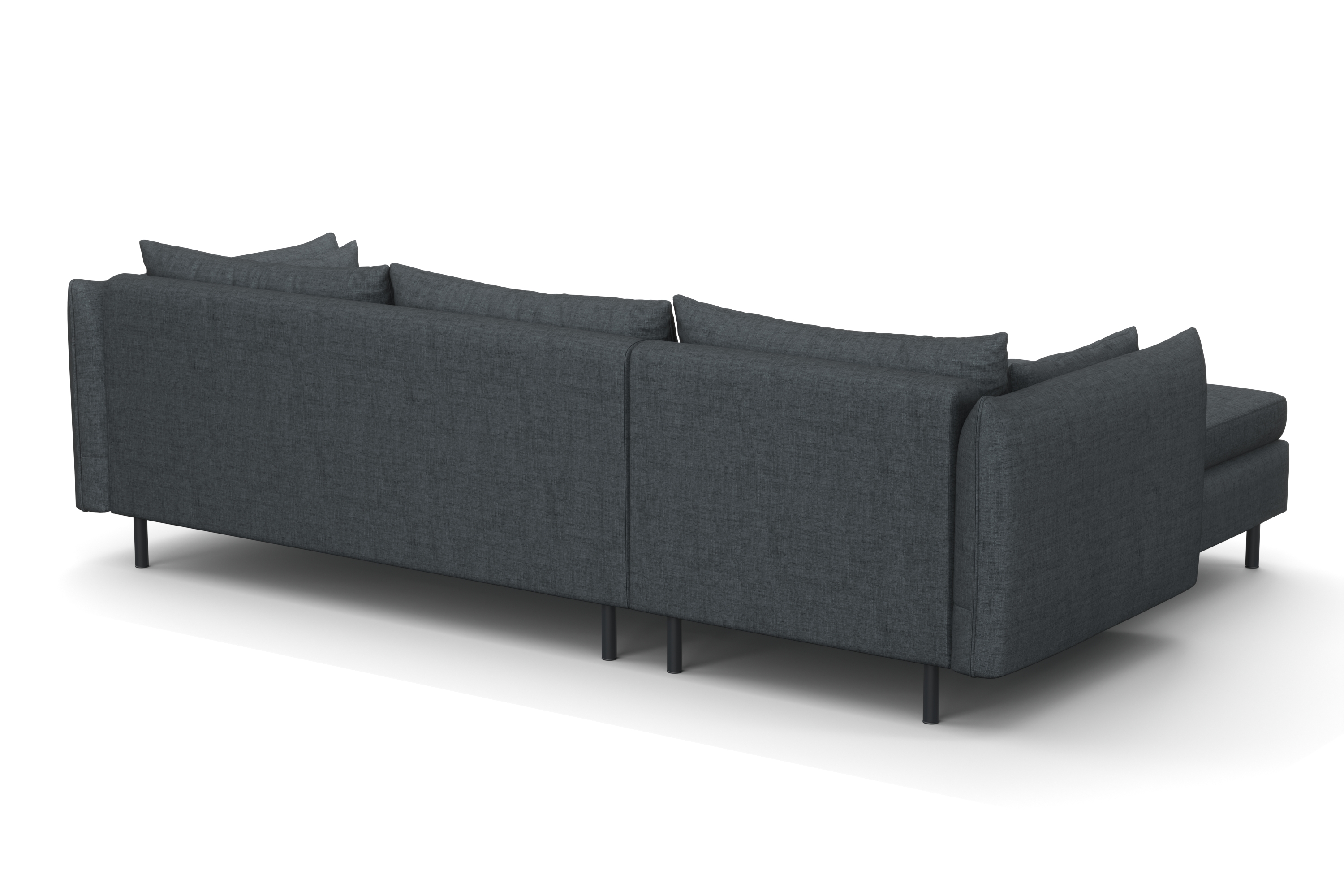 Ecksofa AIDEN links anthrazit
