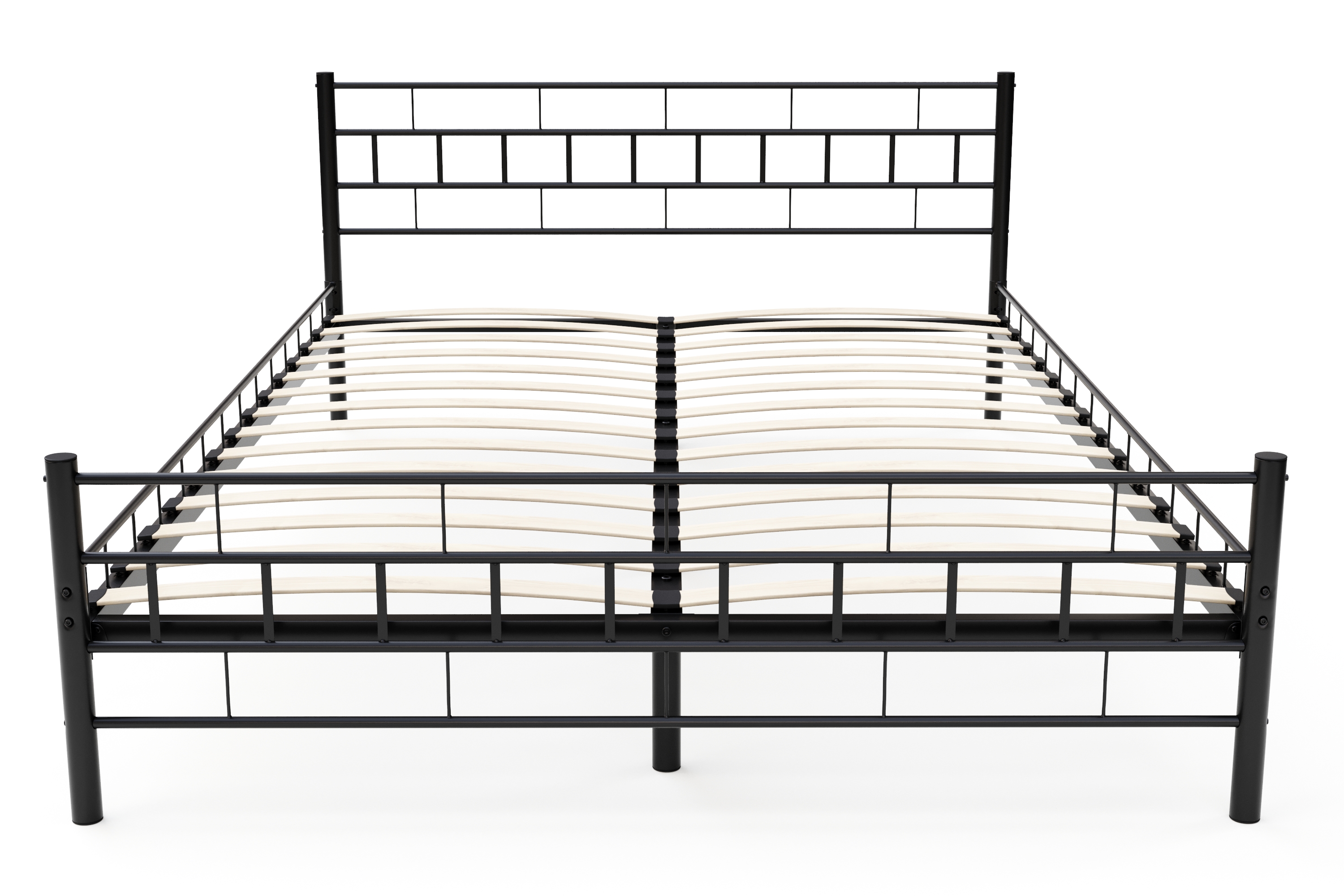 Metallbett CIEL 140 x 200 cm schwarz