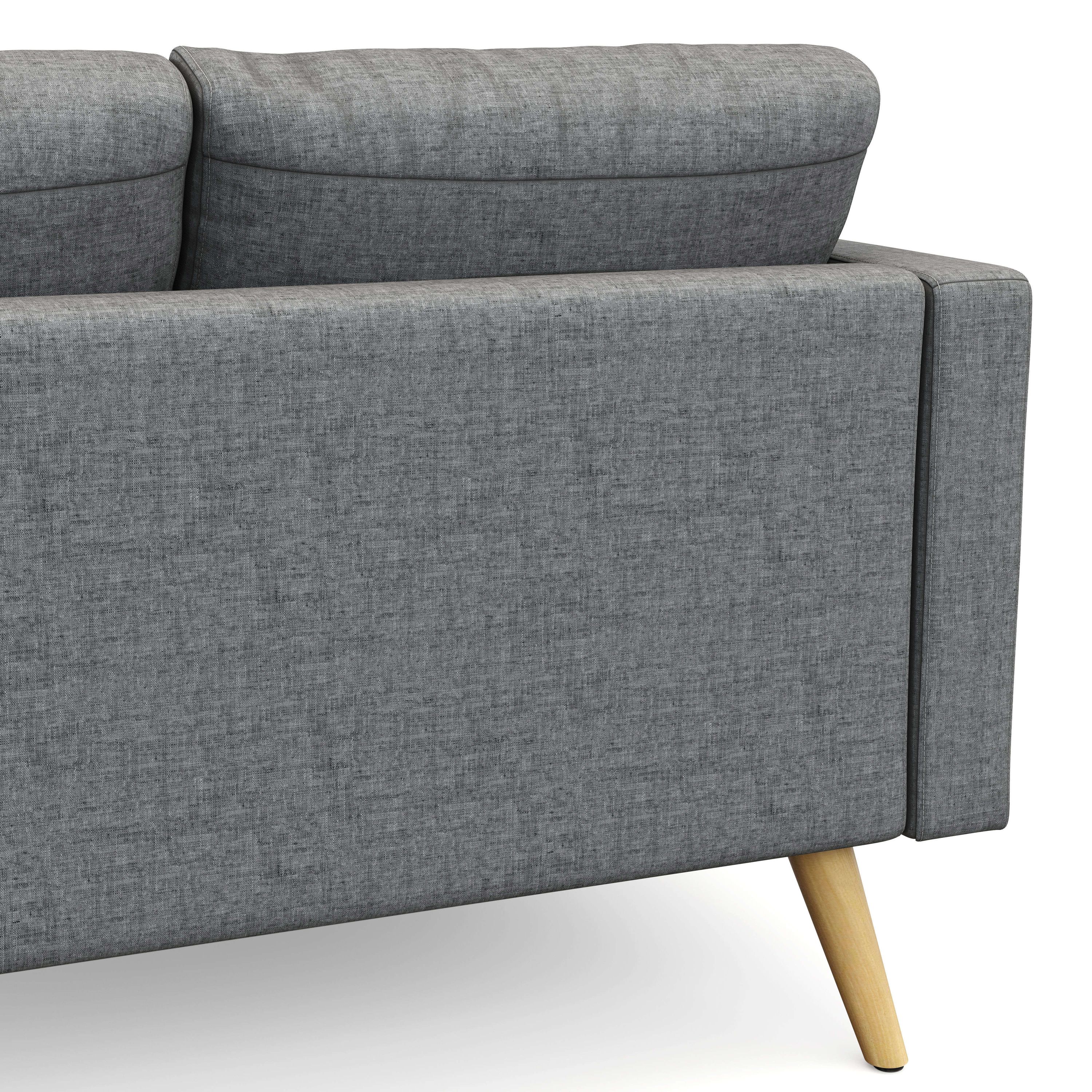 Sofa BLAIR 2-Sitzer grau