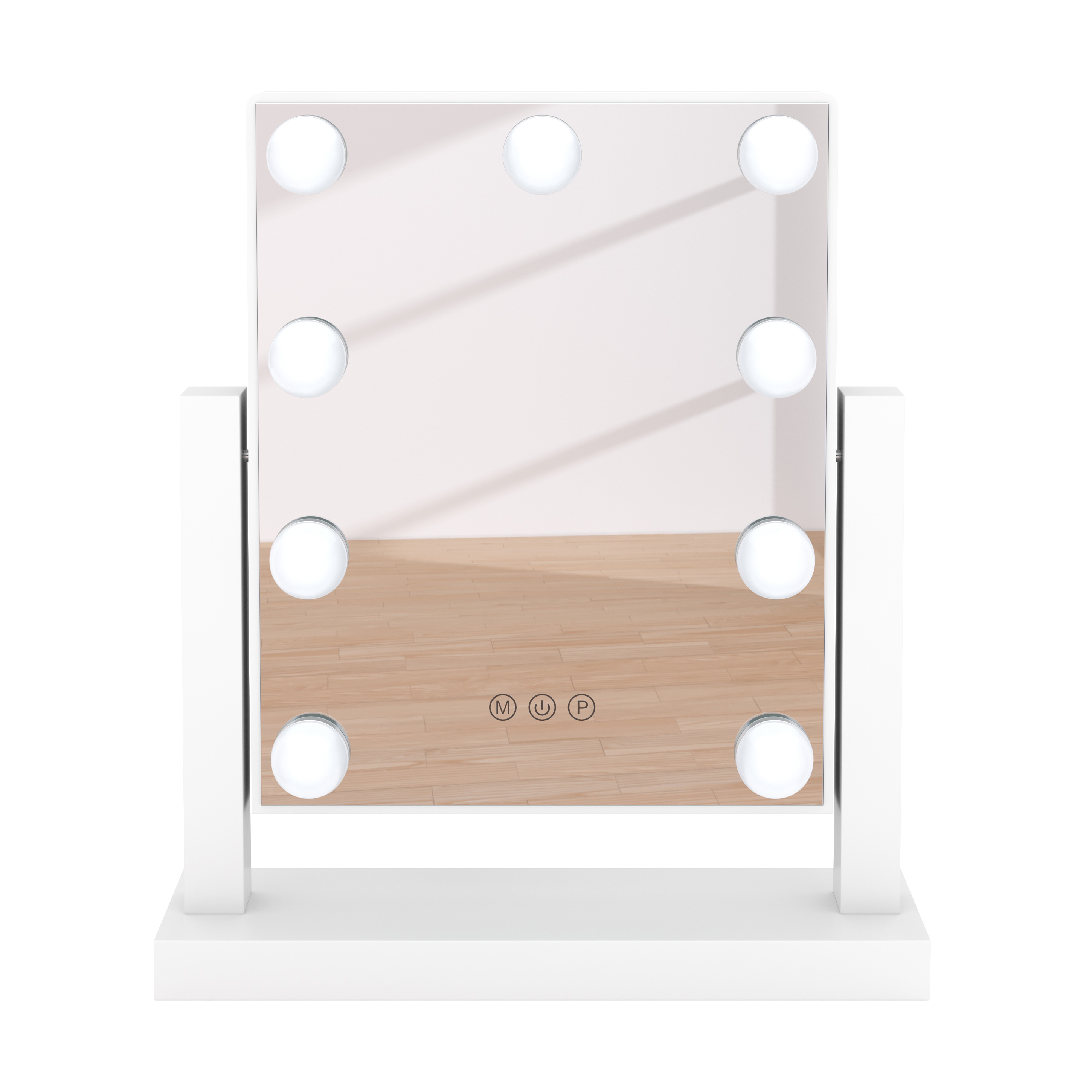 LED Spiegel MAELIN 29 x 6 x 36 cm weiss