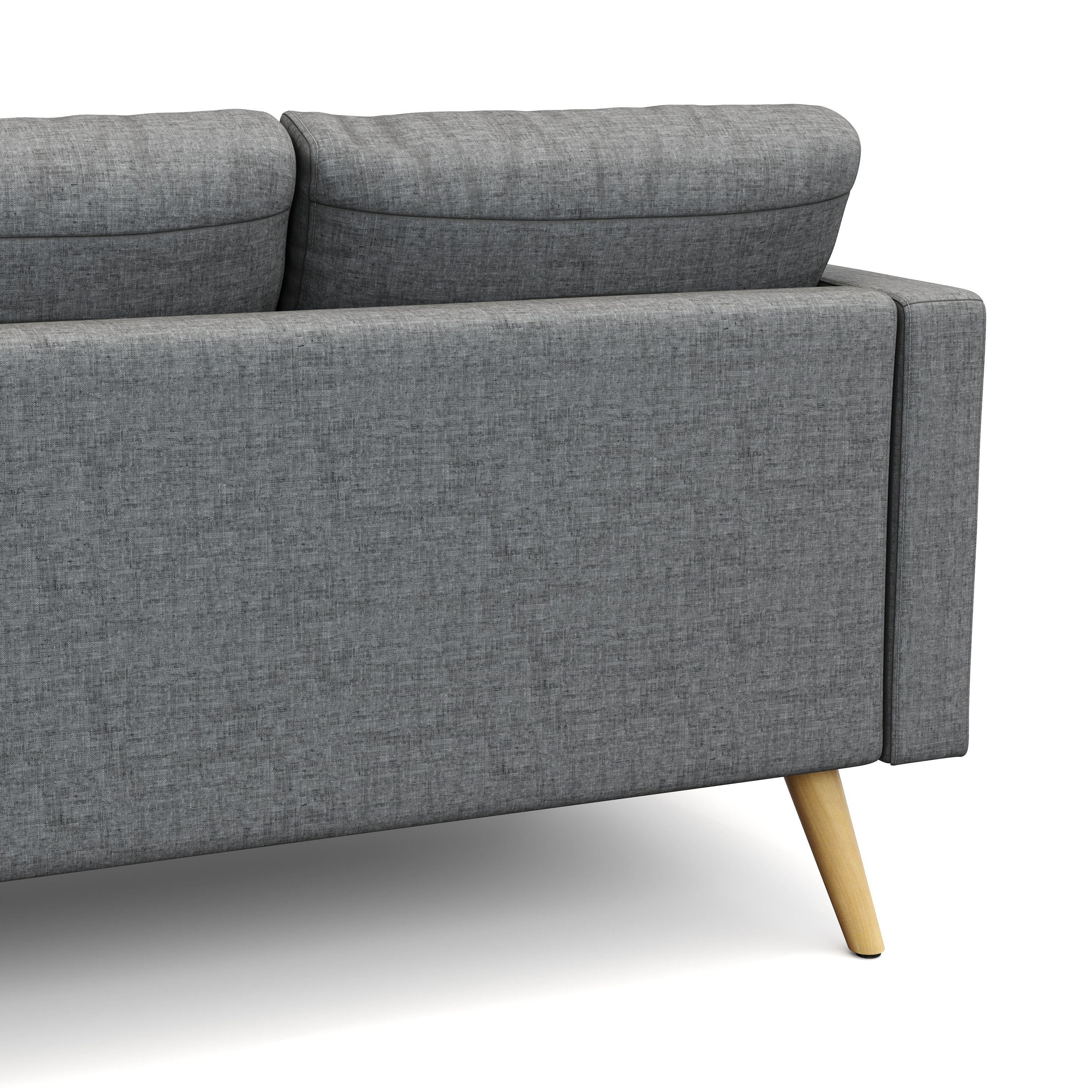Sofa BLAIR 3-Sitzer grau