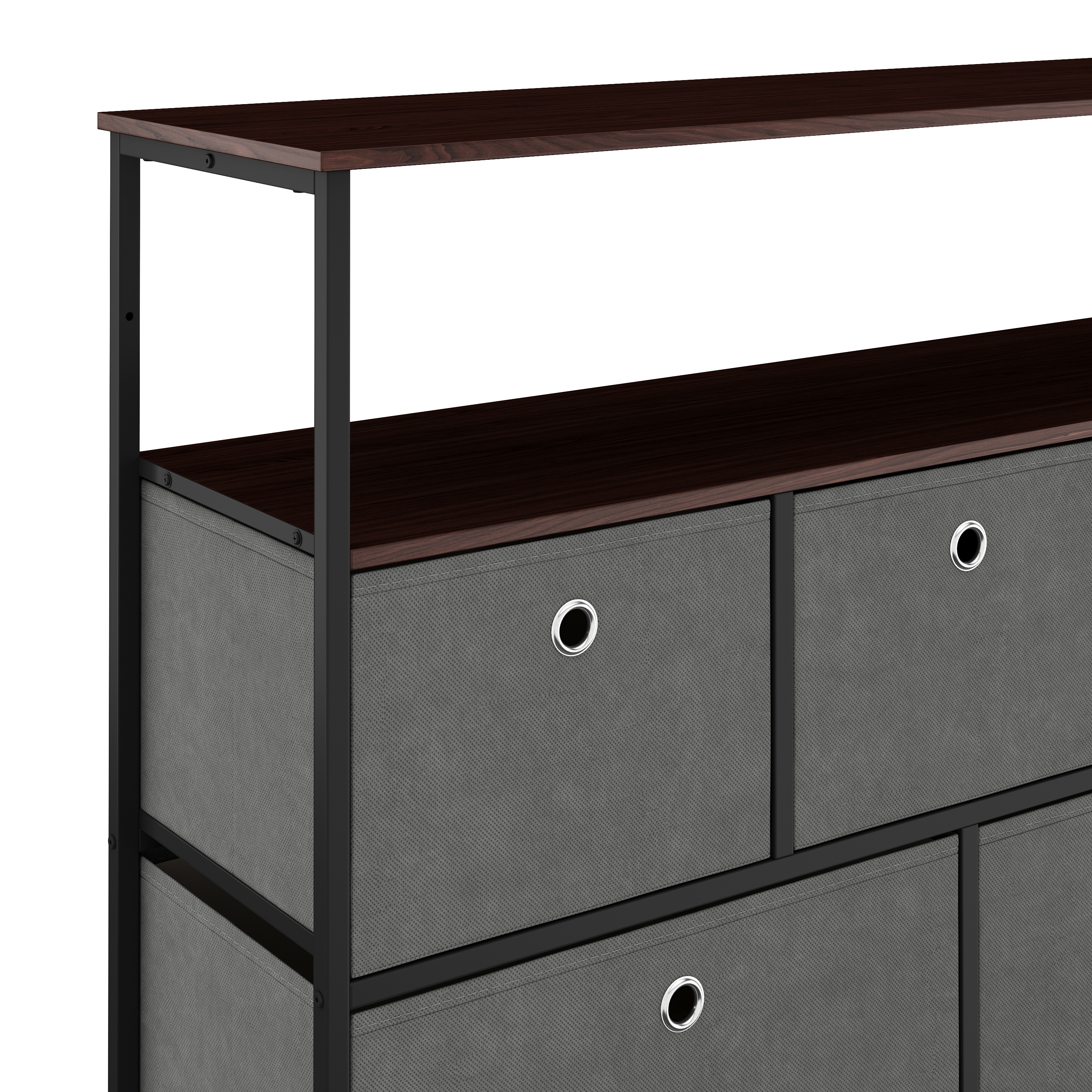 Sideboard MIKA 100 x 78 cm anthrazit
