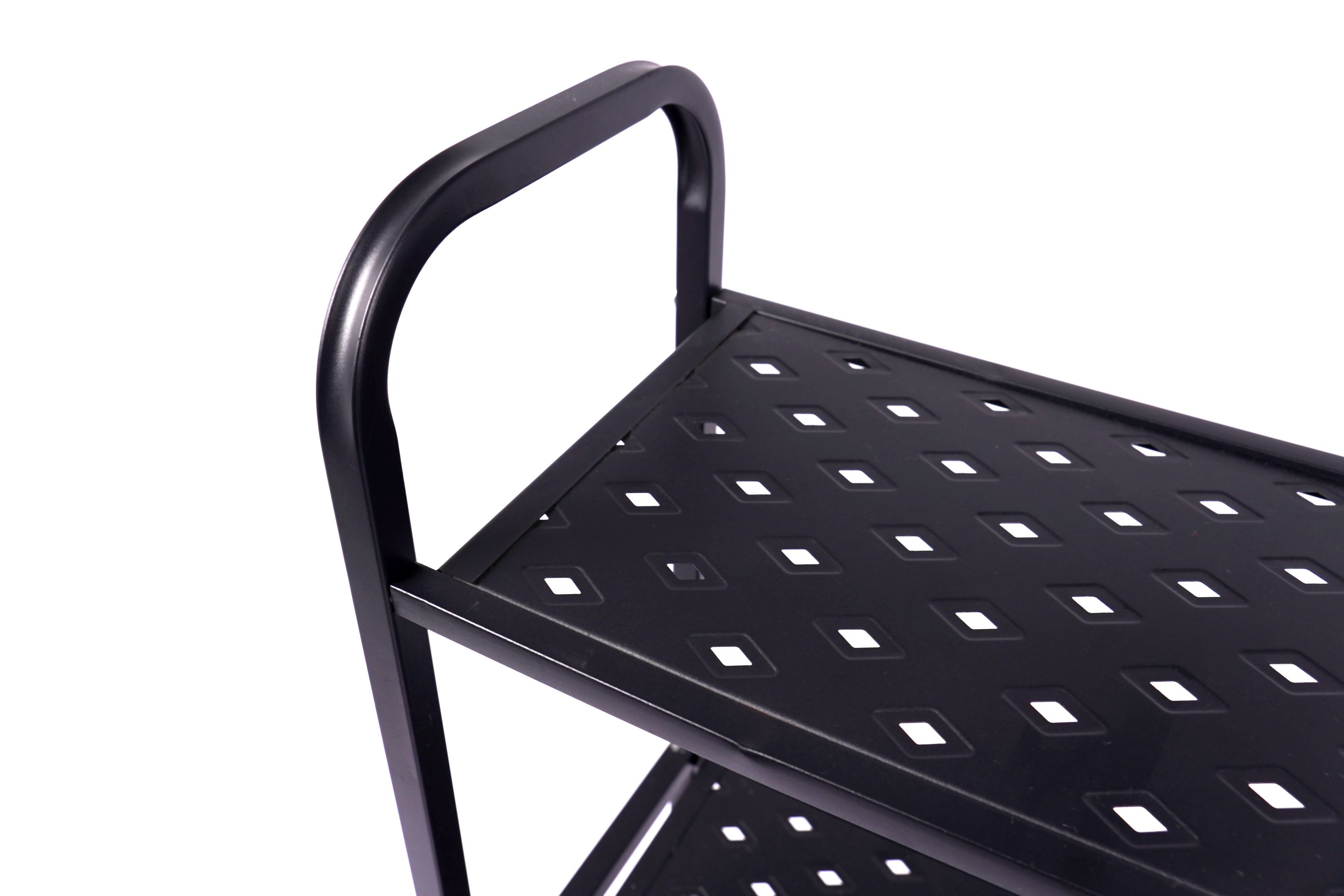 Regal Metall 62 x 30 x 107 cm schwarz