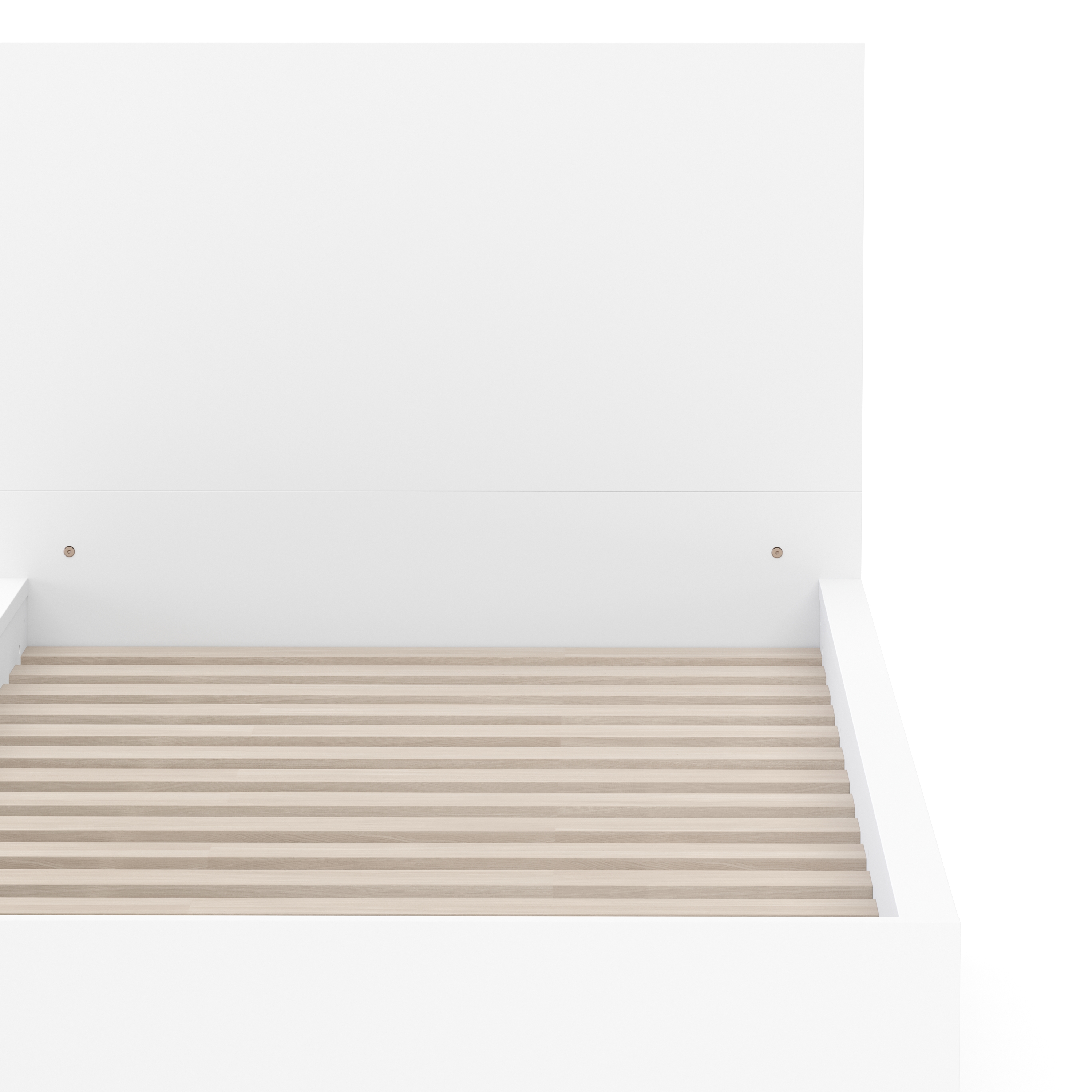 Bett mit 2 Schubladen RIGI 90 x 200 cm weiss