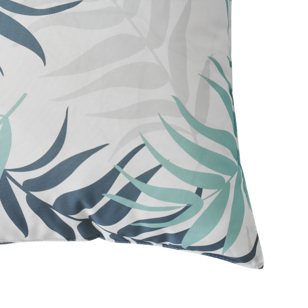 Outdoorkissen LEAF mint/grau 45 x 45 cm