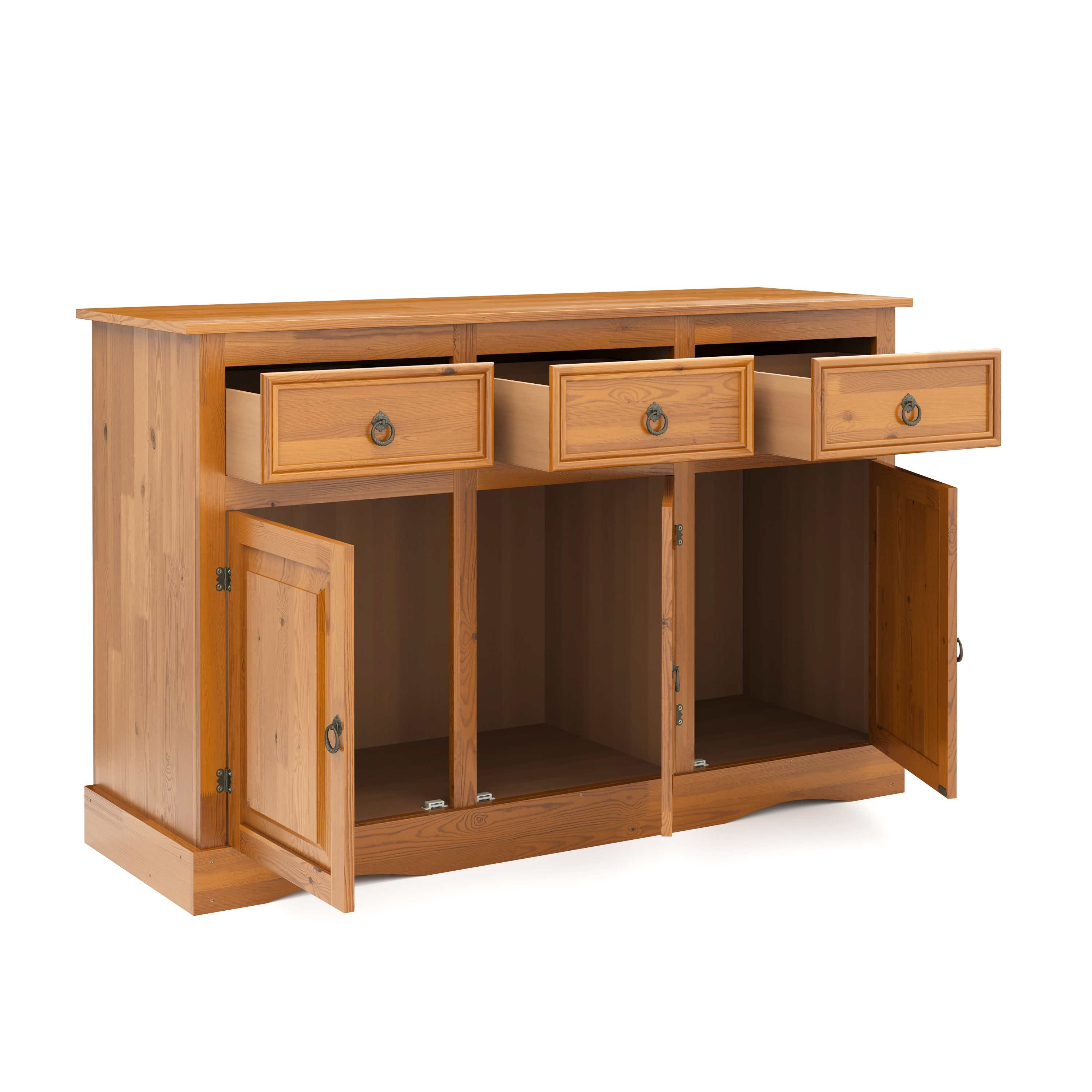 Sideboard Holz TONY 132 x 84 cm