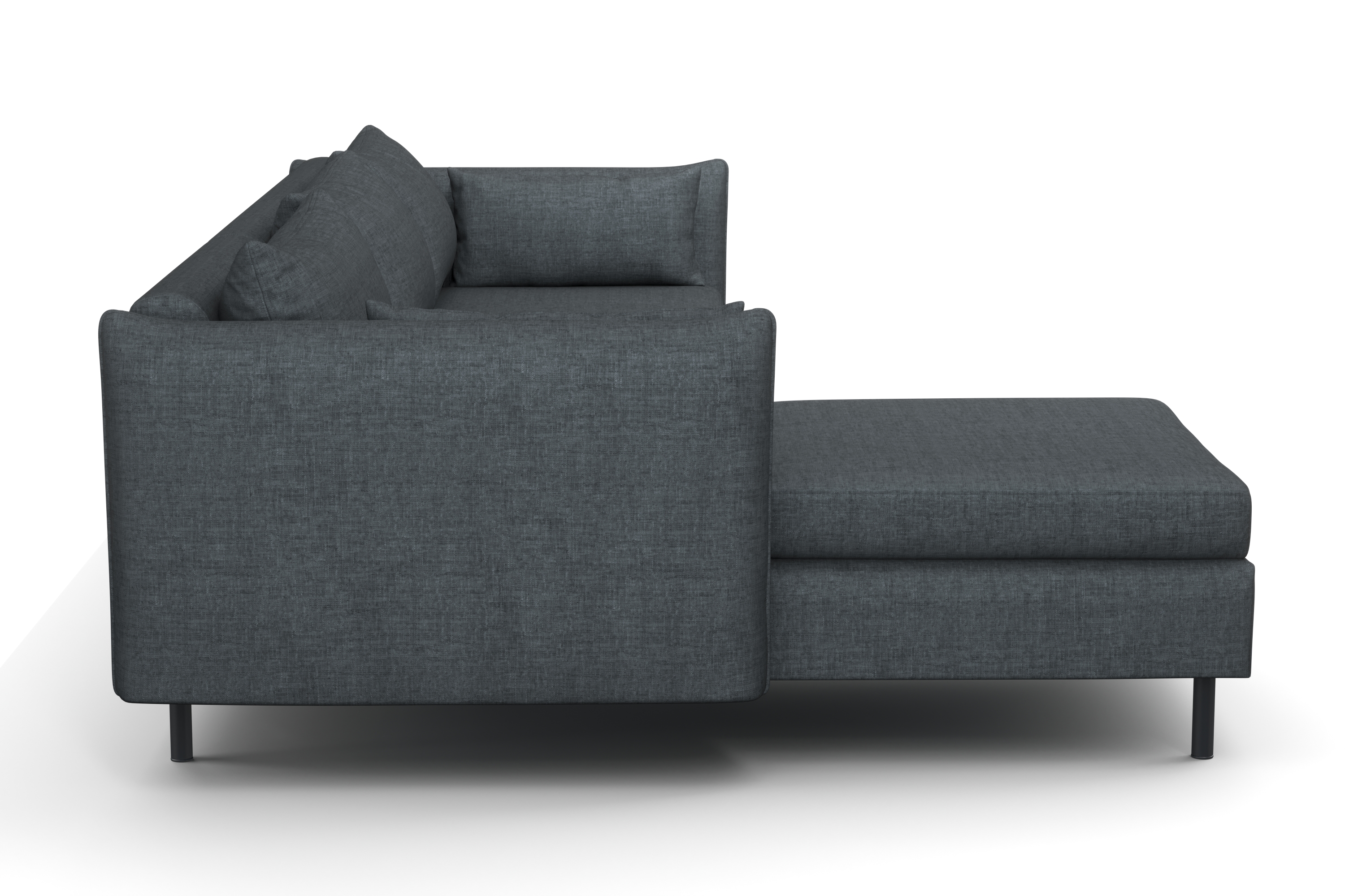 Ecksofa AIDEN links anthrazit