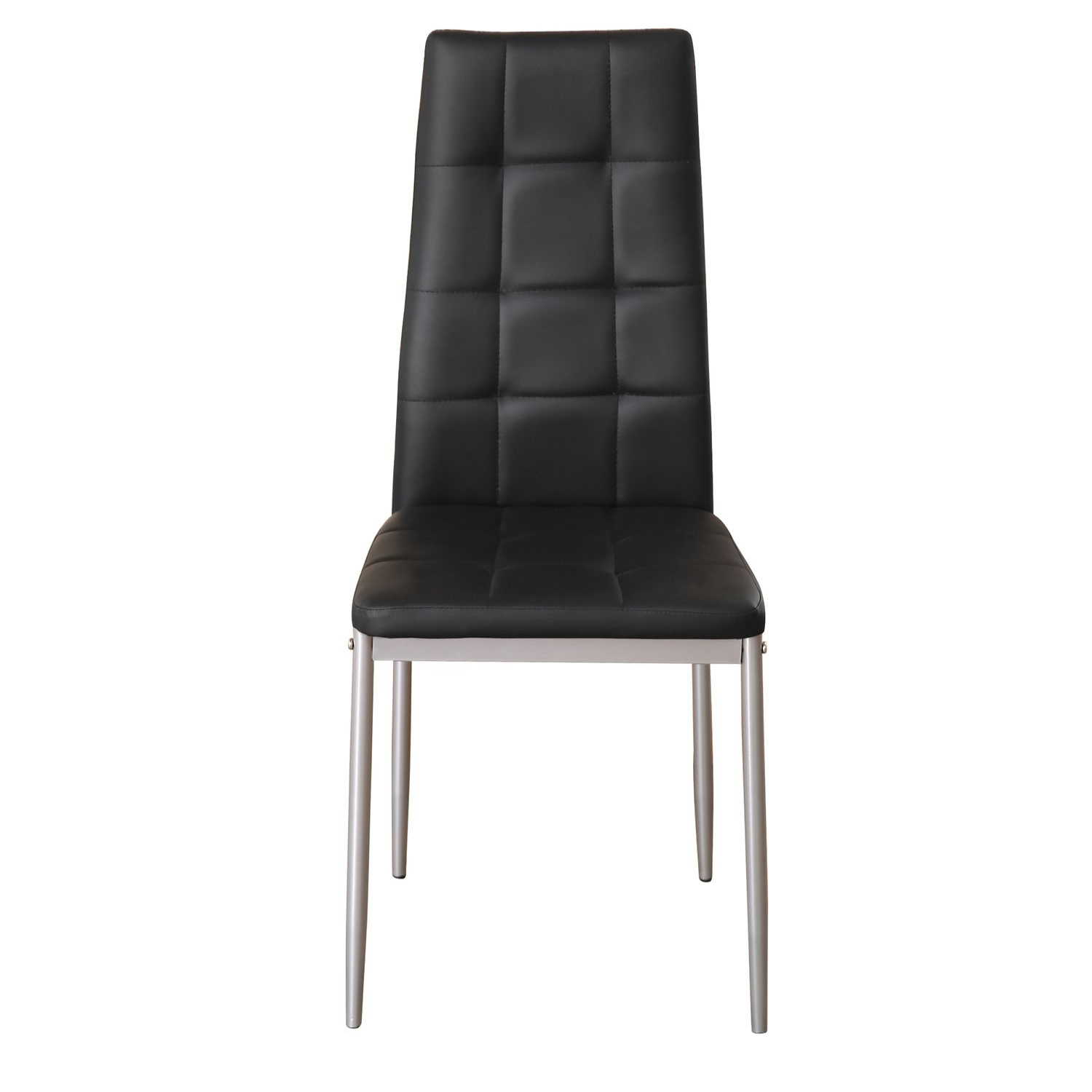 Esszimmerstuhl Leder MARC 6er Set schwarz